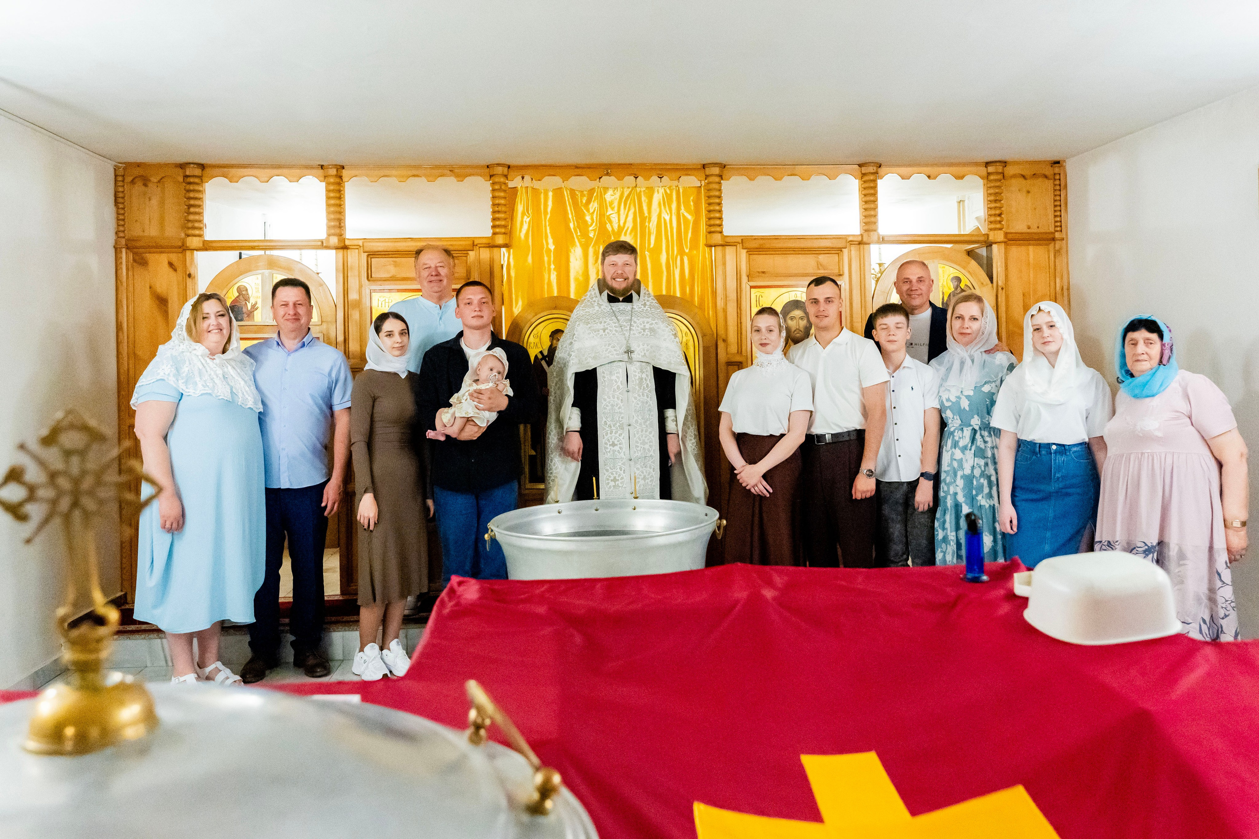 Крещение Льва. Фотограф Юлия Попова