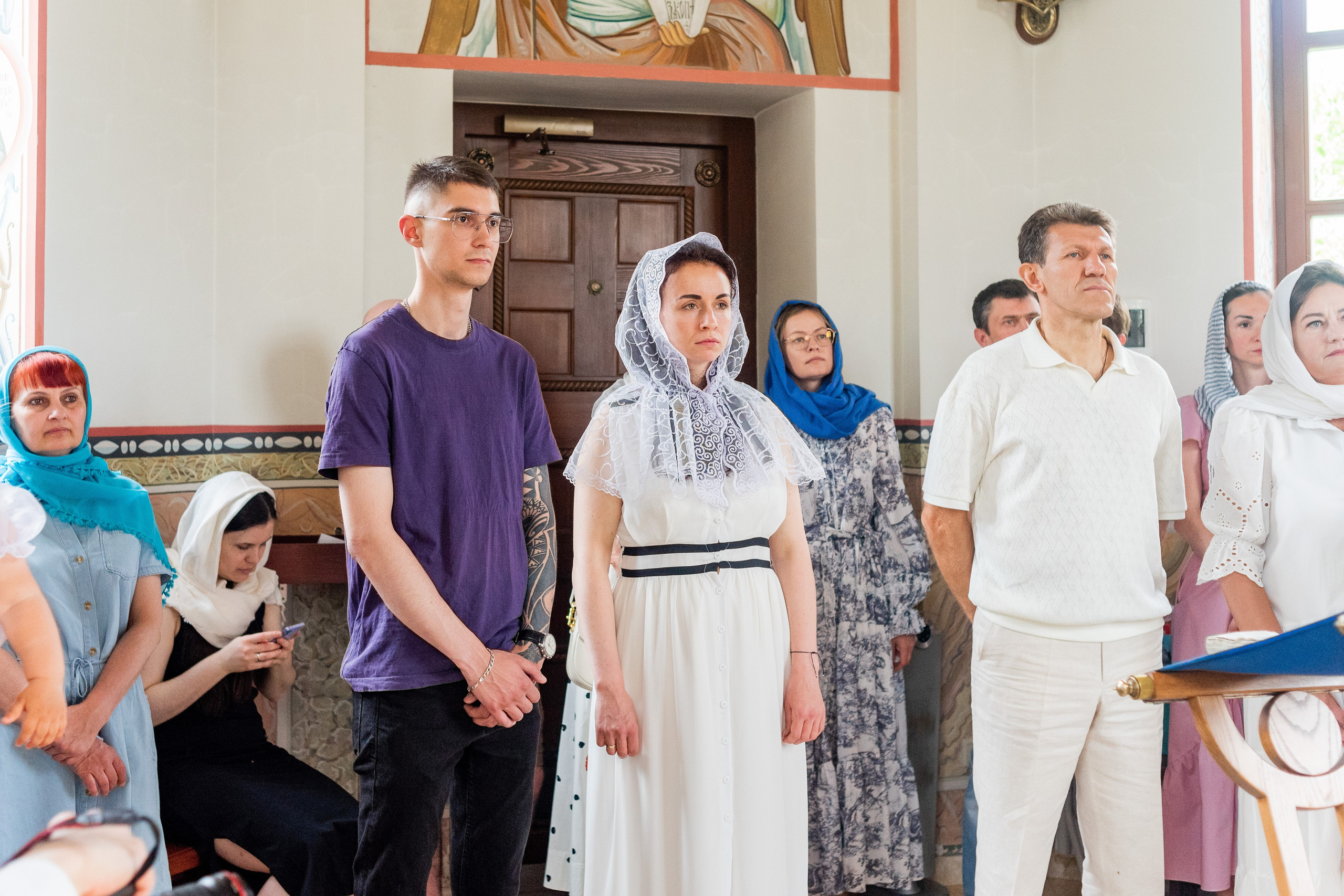 Крещение Ники. Фотограф Юлия Попова