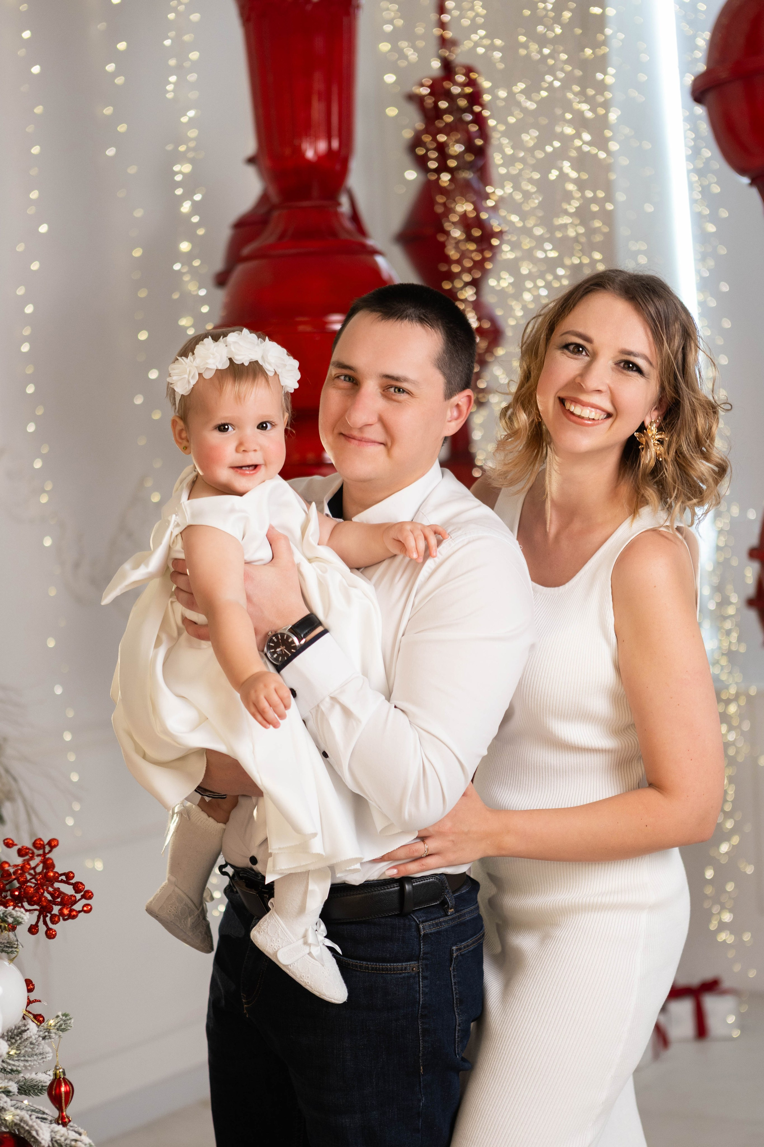 Татьяна, Сергей и София. Фотостудия «Alice», зал Зазеркалье. Свадебный семейный и детский фотограф в Краснодаре Карина Федоровская