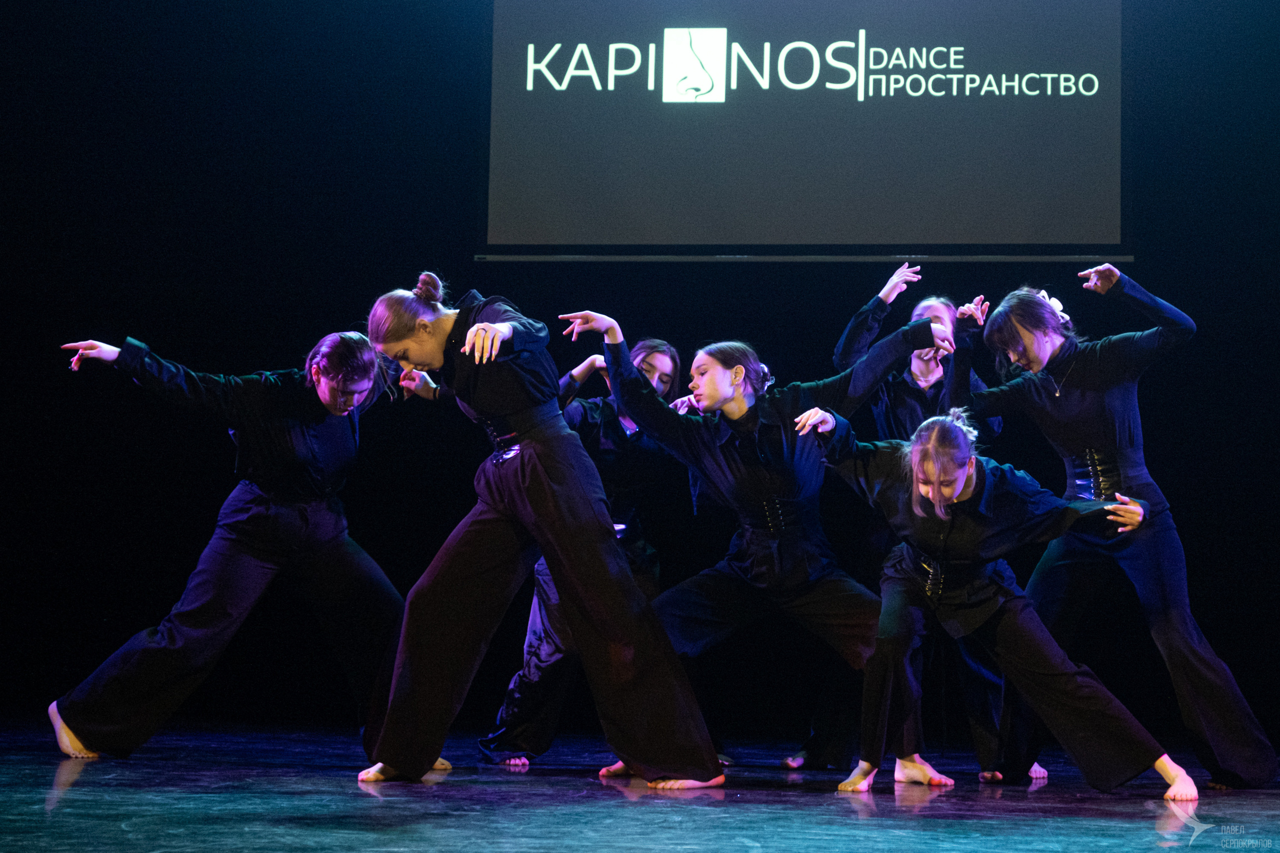 Зимний отчётный концерт танцевальной школы «Kapinosdance». Репортажный фотограф в Казани Павел Серпокрылов