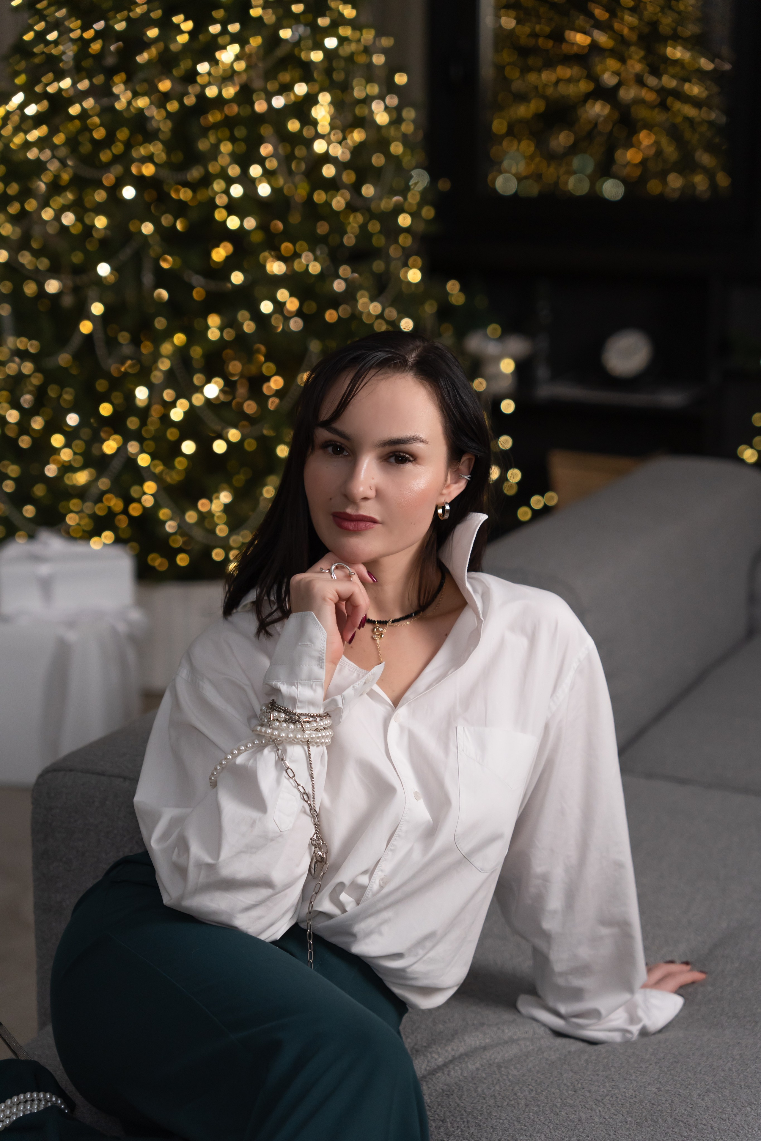 Новогодняя фотосессия для дружной семьи. Фотограф в Красноярске. Юлия Чаушанская