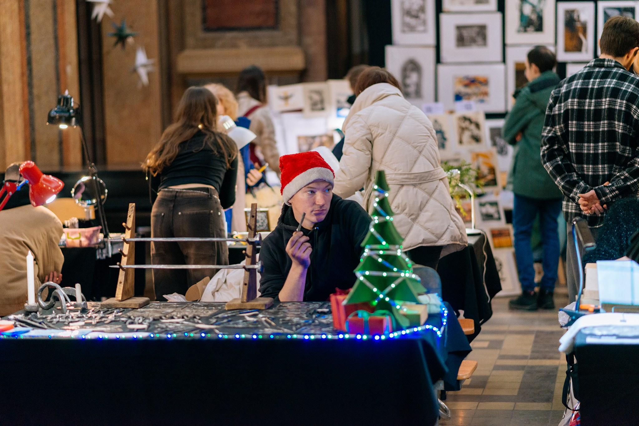 Ёлка. Ярмарка в Академии Штиглица. Декабрь 24. Репортажный фотограф в Санкт-Петербурге Анастасия Клёпова