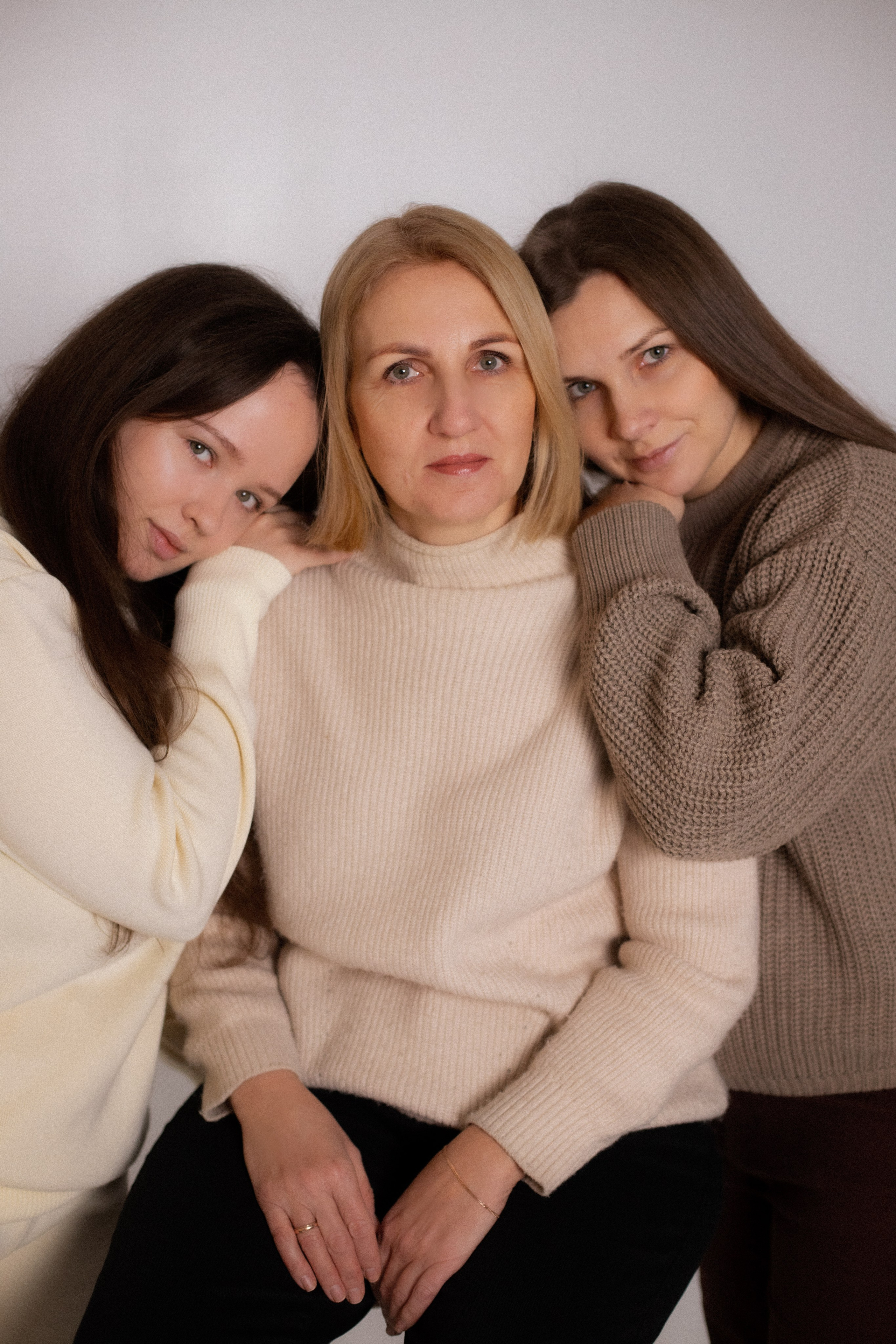 Ольга + Саша + Наташа. Семейный и детский фотограф Юлия Шох