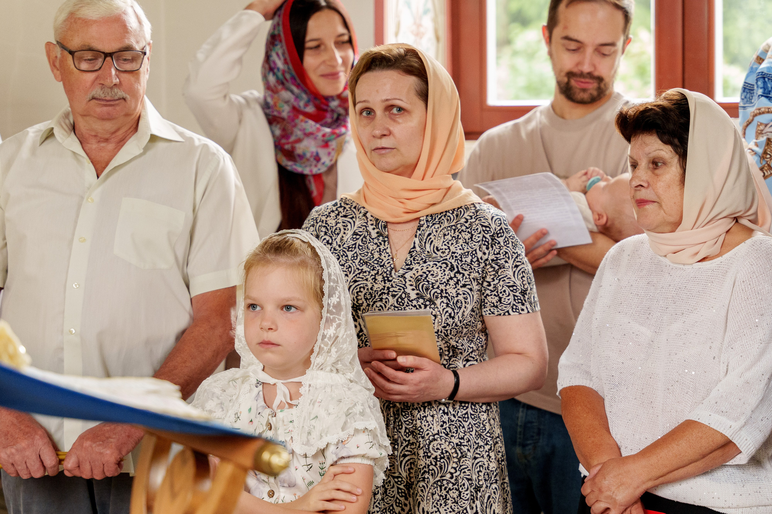 Крещение Полины. Фотограф Юлия Попова