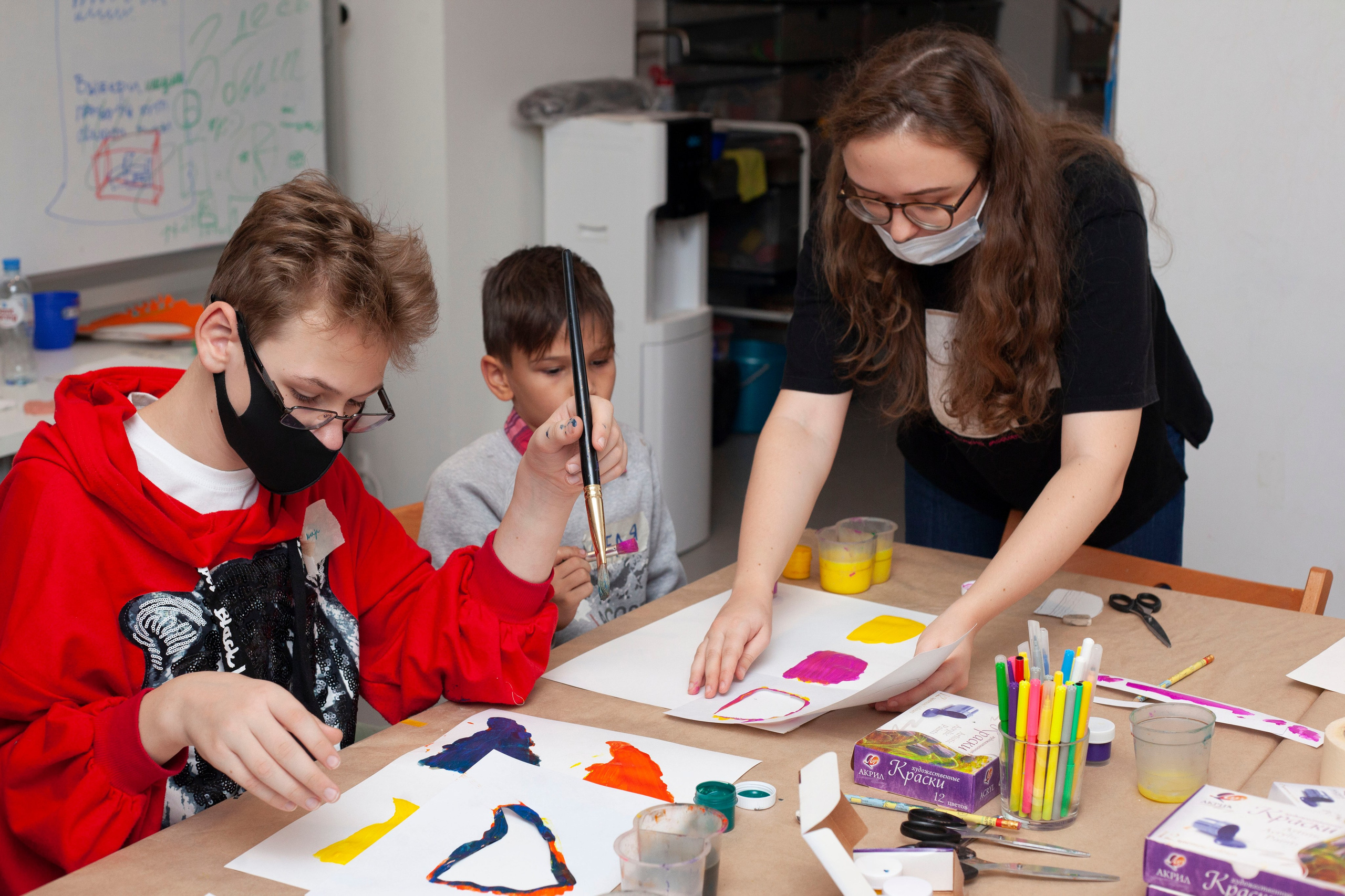 Детский мастер-класс в ММОМА. Stanislav Baryshev — People. Emotions. Atmosphere