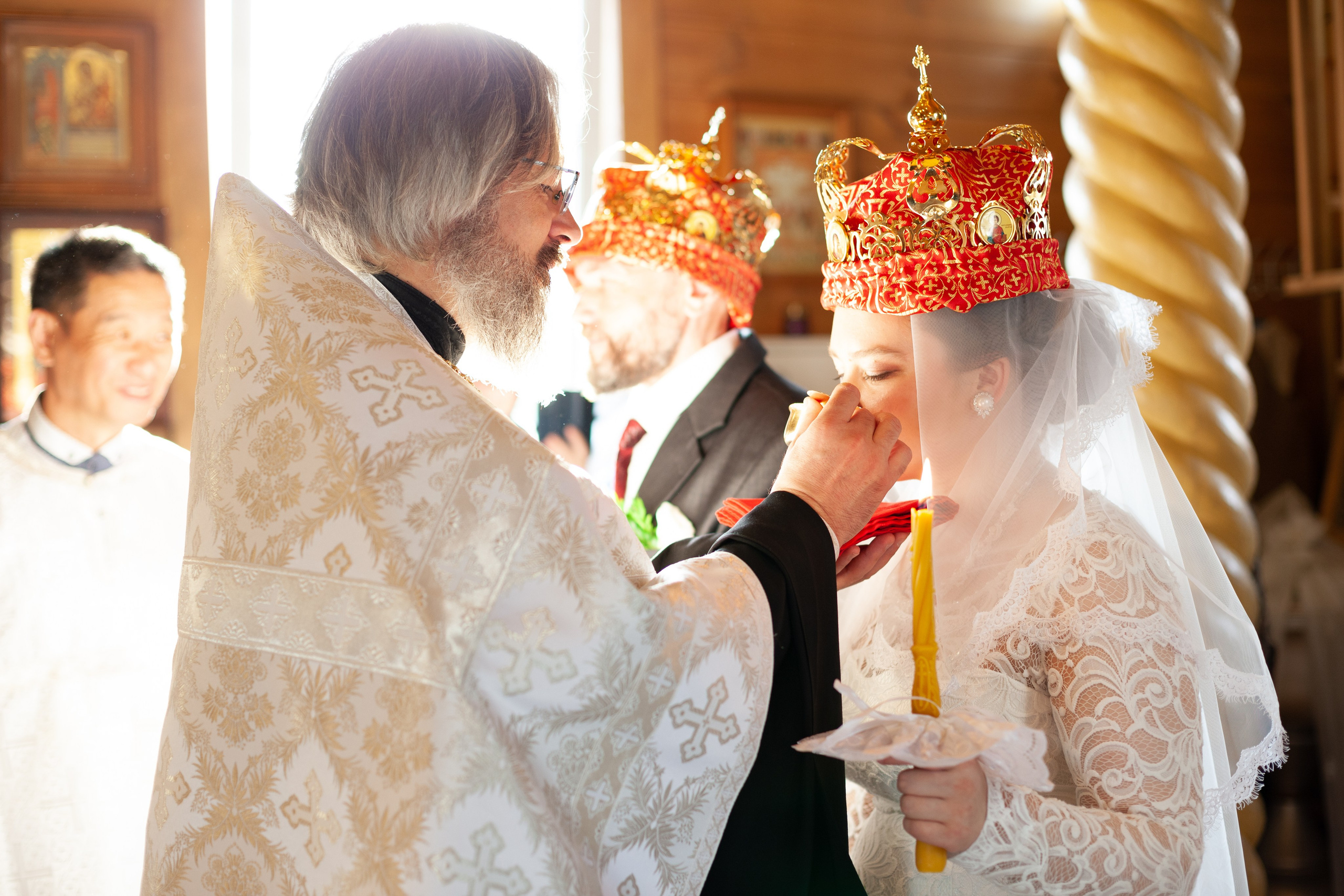 Венчание, стиль «Agfa CT Precisa 100». Фотограф на крещение/венчание