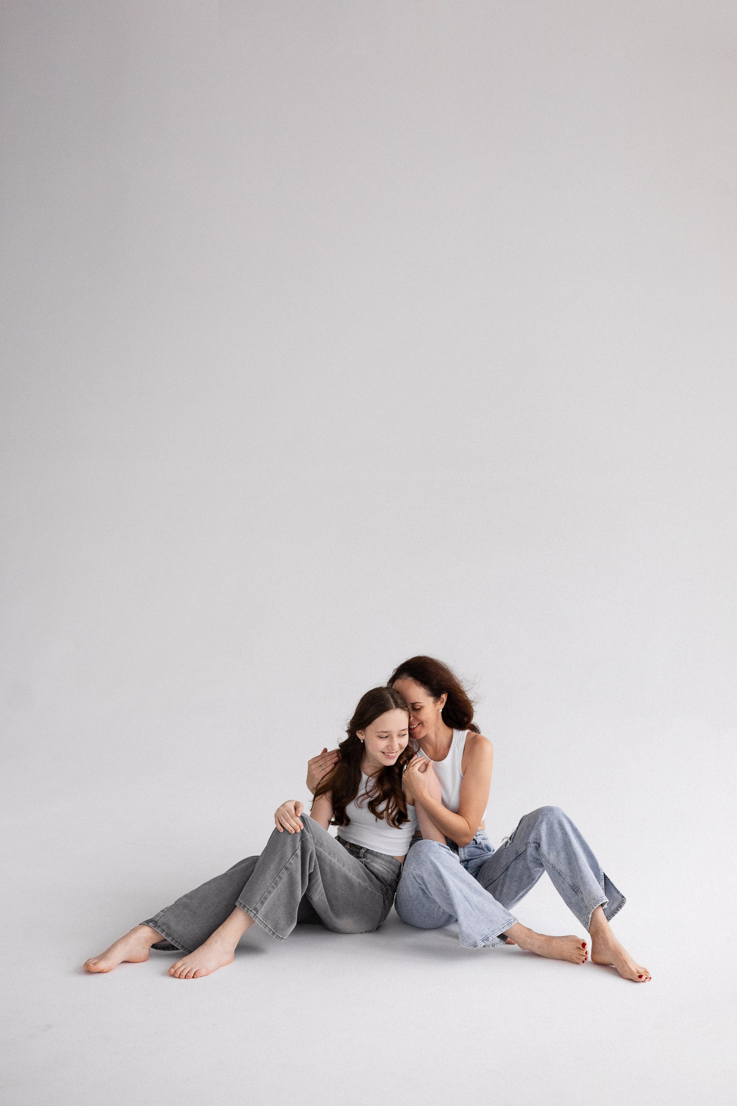 Фотосессия мамы с дочкой-подростком. Семейный фотограф в Москве Марина Петра