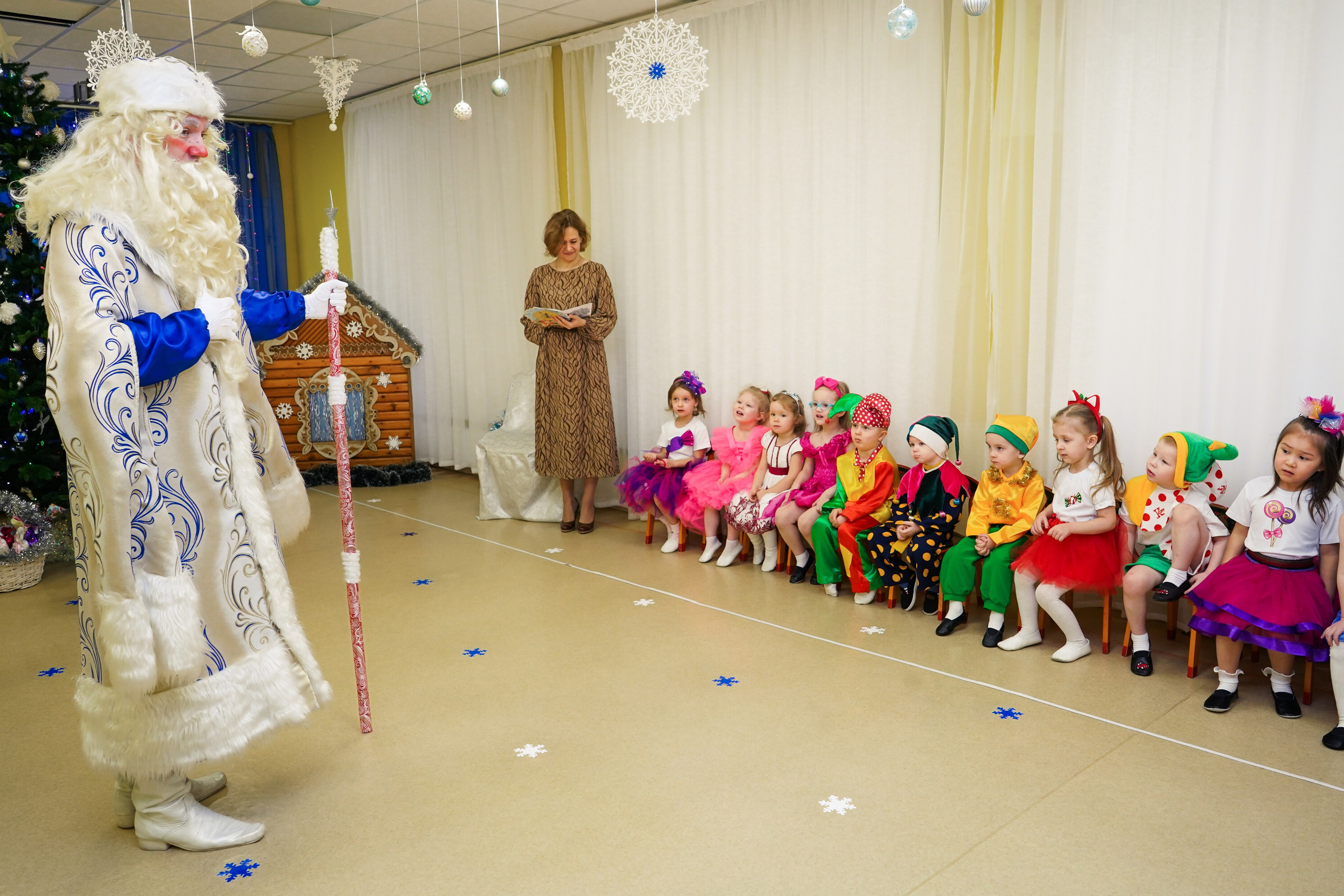 Новогодний утренник в садике. Семейный и портретный фотограф в Екатеринбурге Анна Лобанова