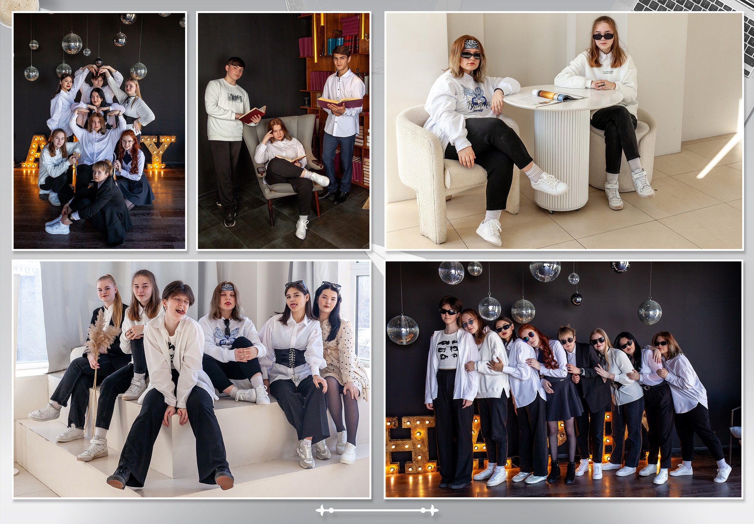 Выпускной альбом для 9 класса Лаконизм. Выпускные альбомы