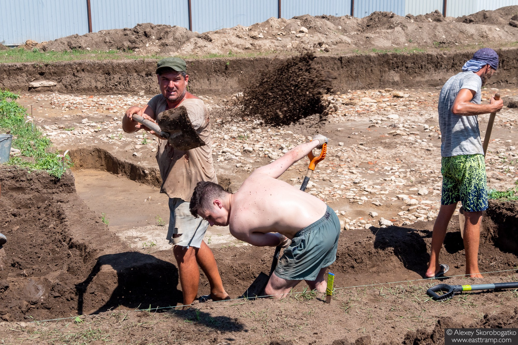 Археологические раскопки некрополя Кыз-Аул в Крыму. Фотограф Алексей Скоробогатько