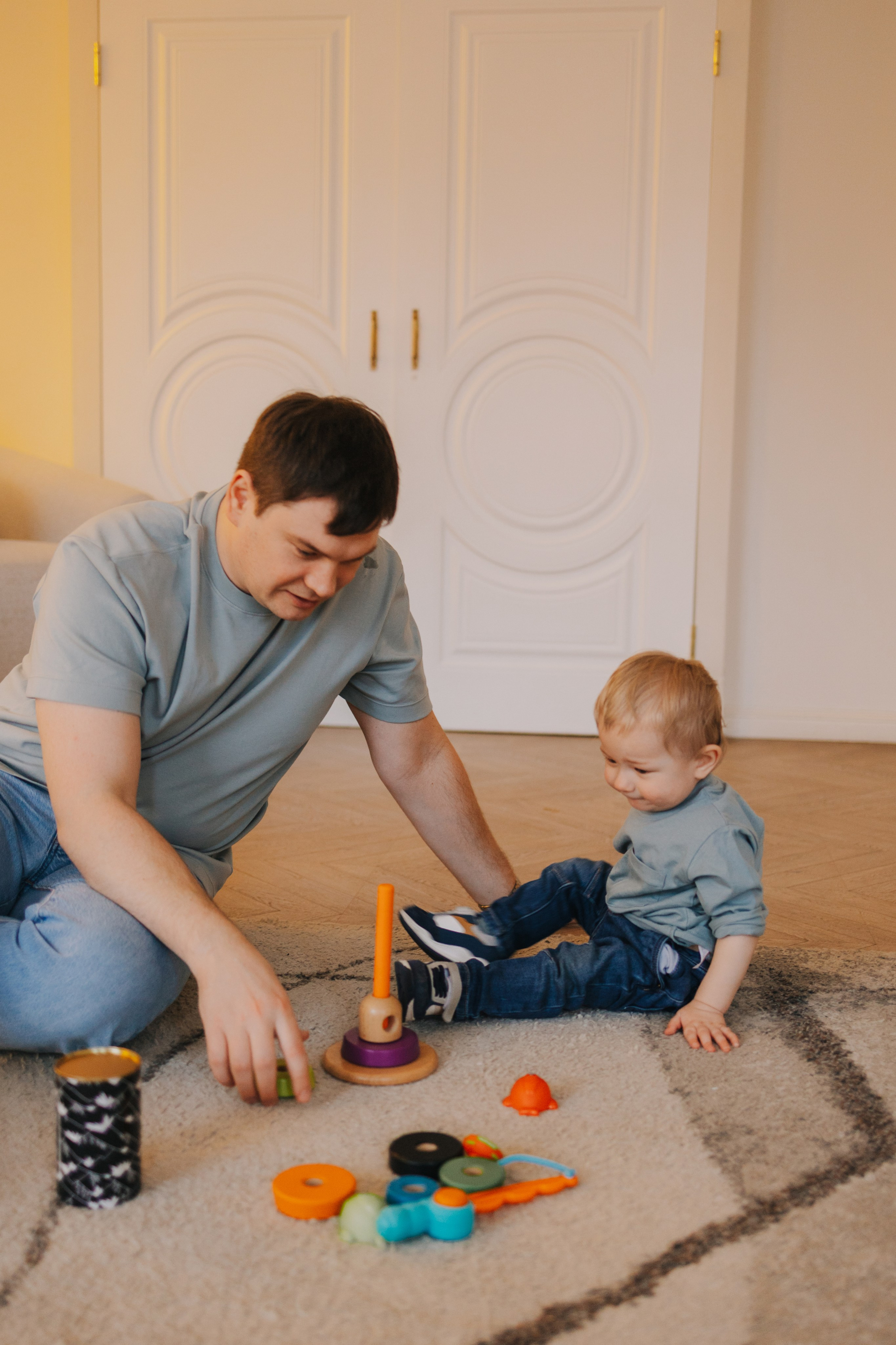 Большая семья. Домашняя фотосессия