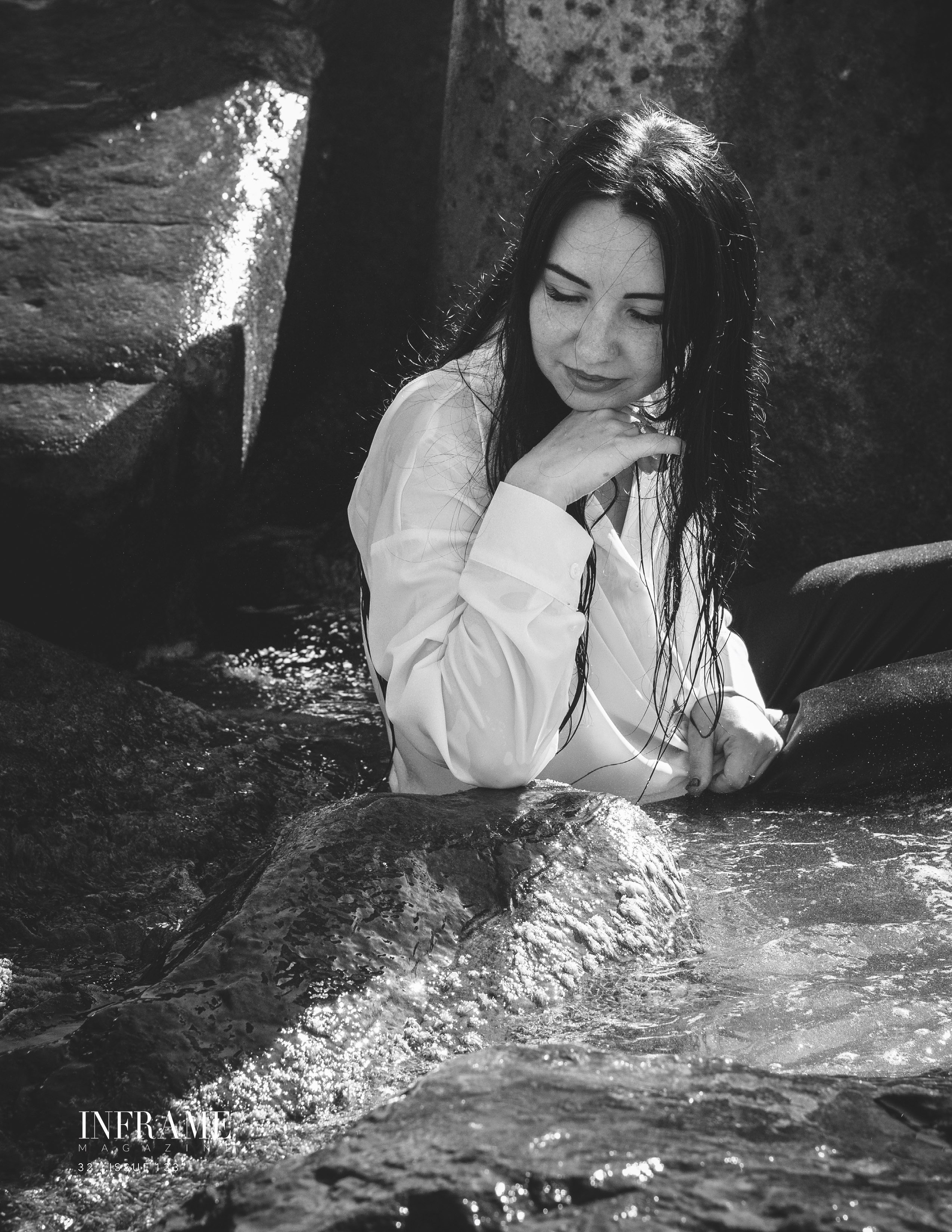 Публикация фотосессии в журнале в выпуске черное и белое. Фотограф в Сочи | Щербакова Дарья