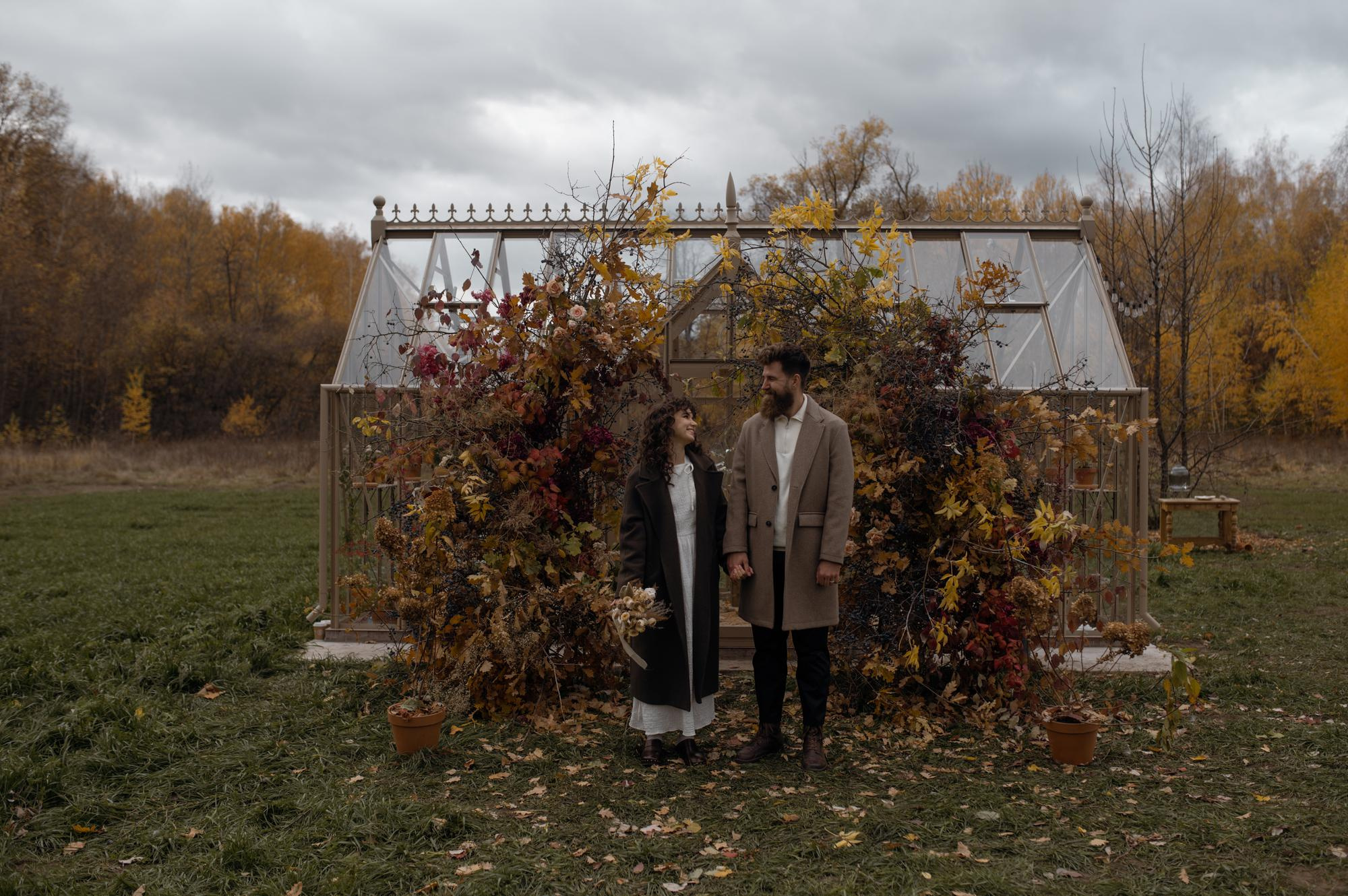 Осень в теплице. Свадебный фотограф в Санкт-Петербурге, Москве, СПб Сергей Поддубный