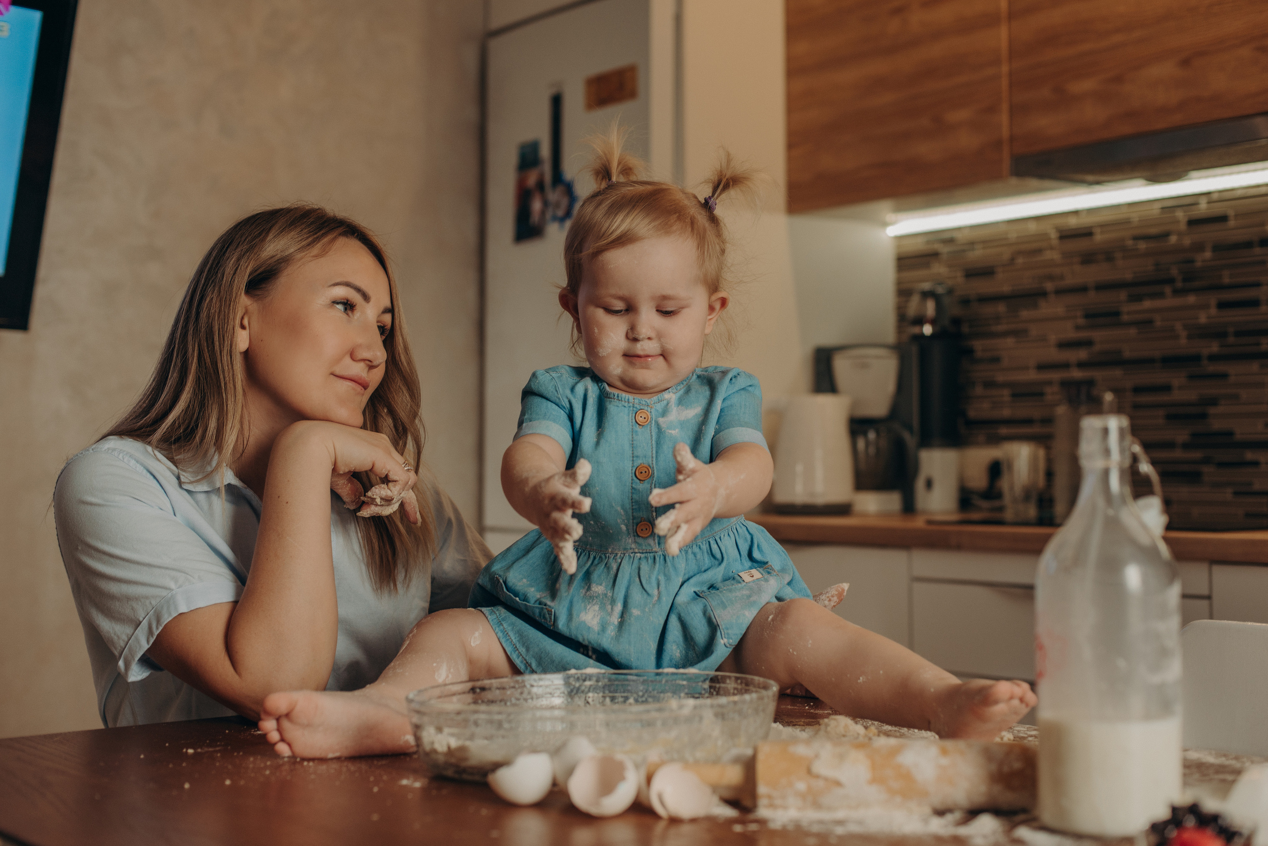 Мы пекли булочки. Семейный фотограф в Петрозаводске Ксения Крупская