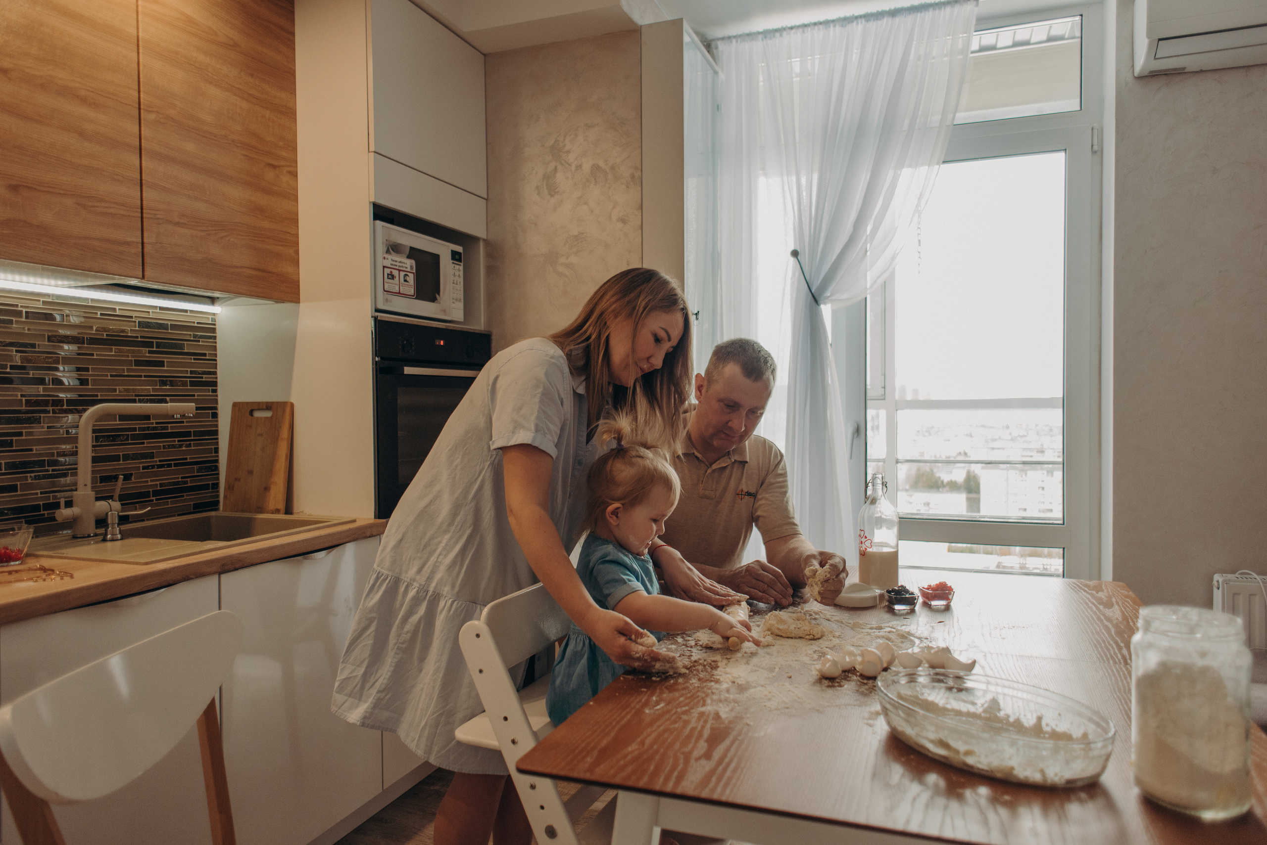 Мы пекли булочки. Семейный фотограф в Петрозаводске Ксения Крупская