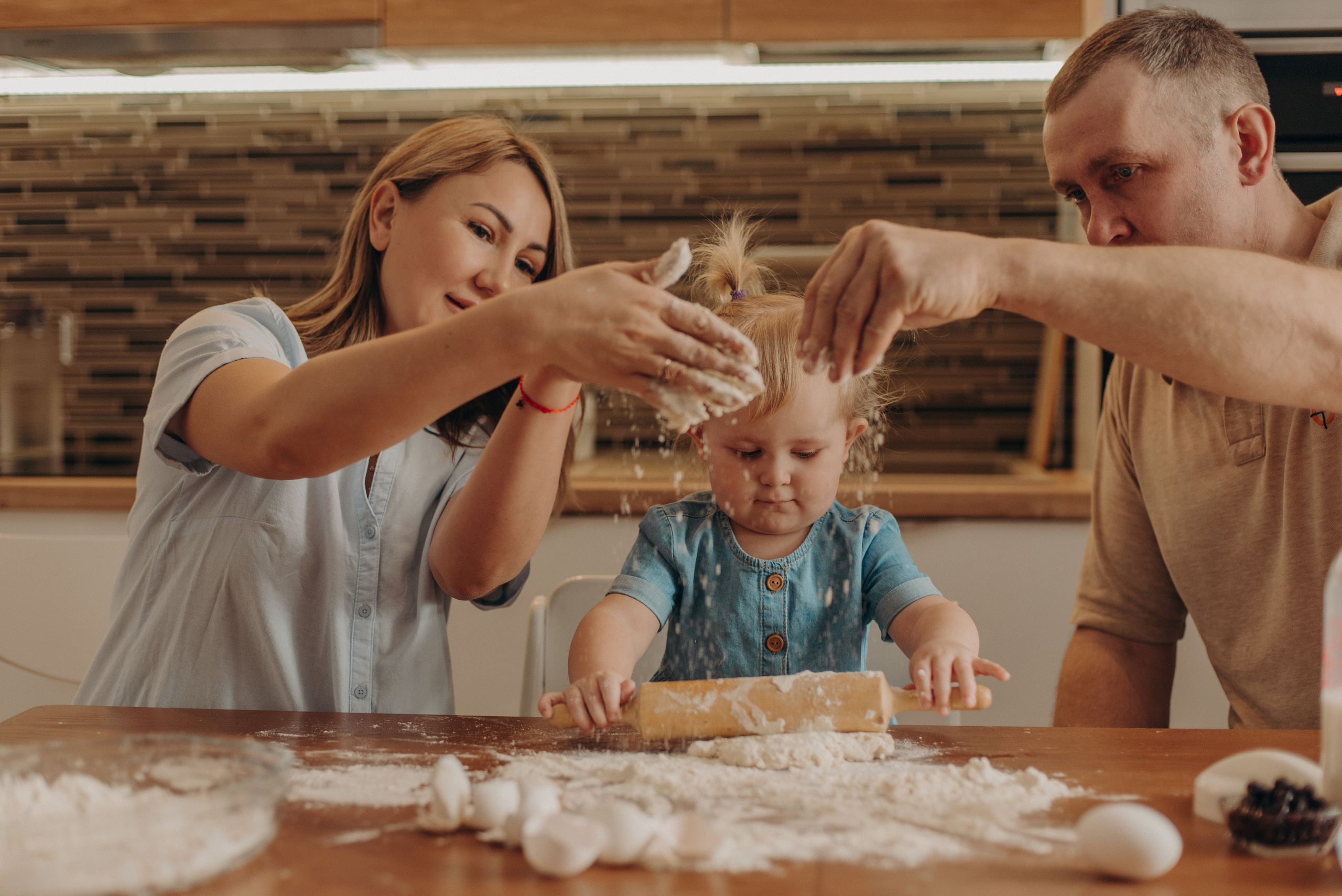 Мы пекли булочки. Семейный фотограф в Петрозаводске Ксения Крупская