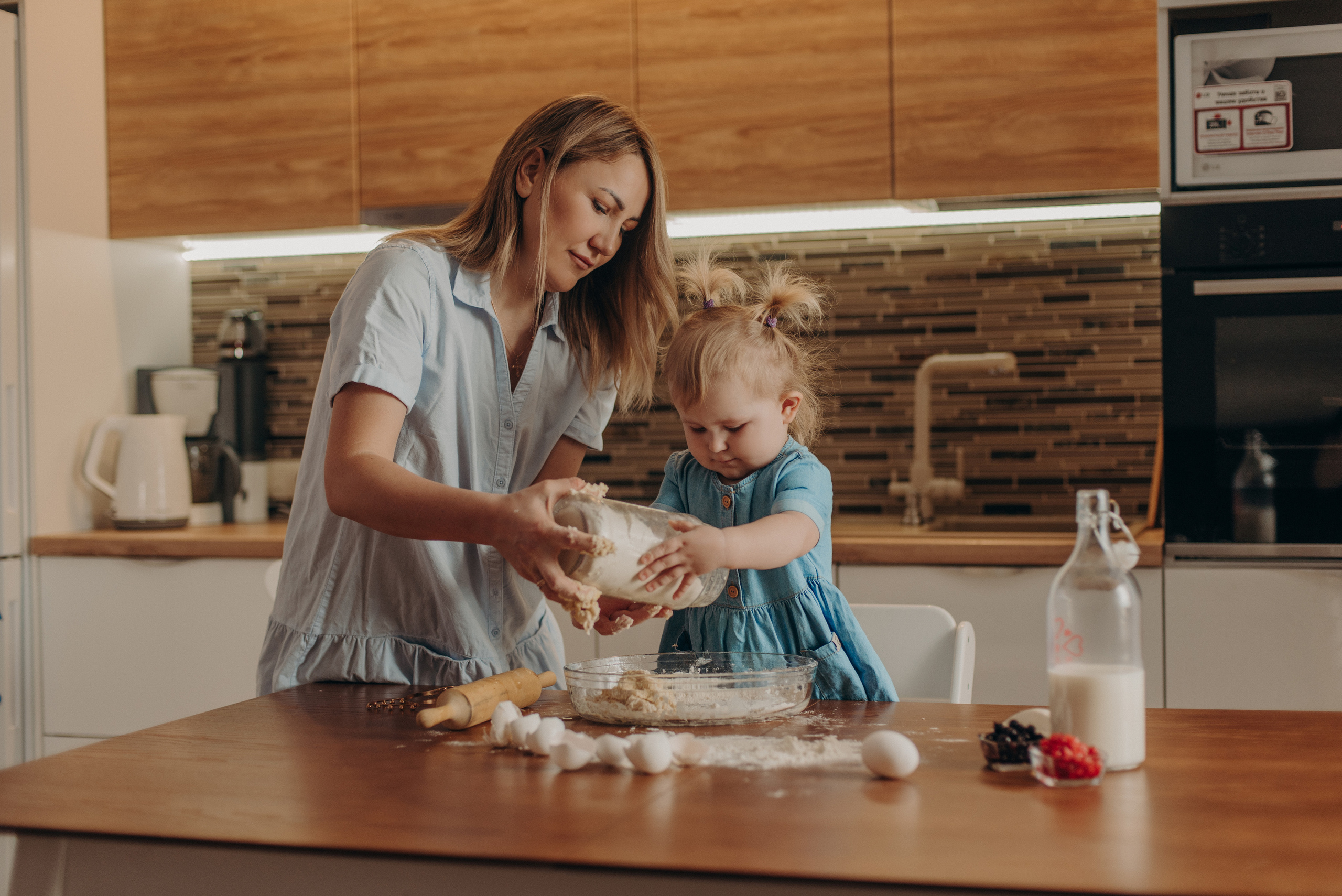 Мы пекли булочки. Семейный фотограф в Петрозаводске Ксения Крупская