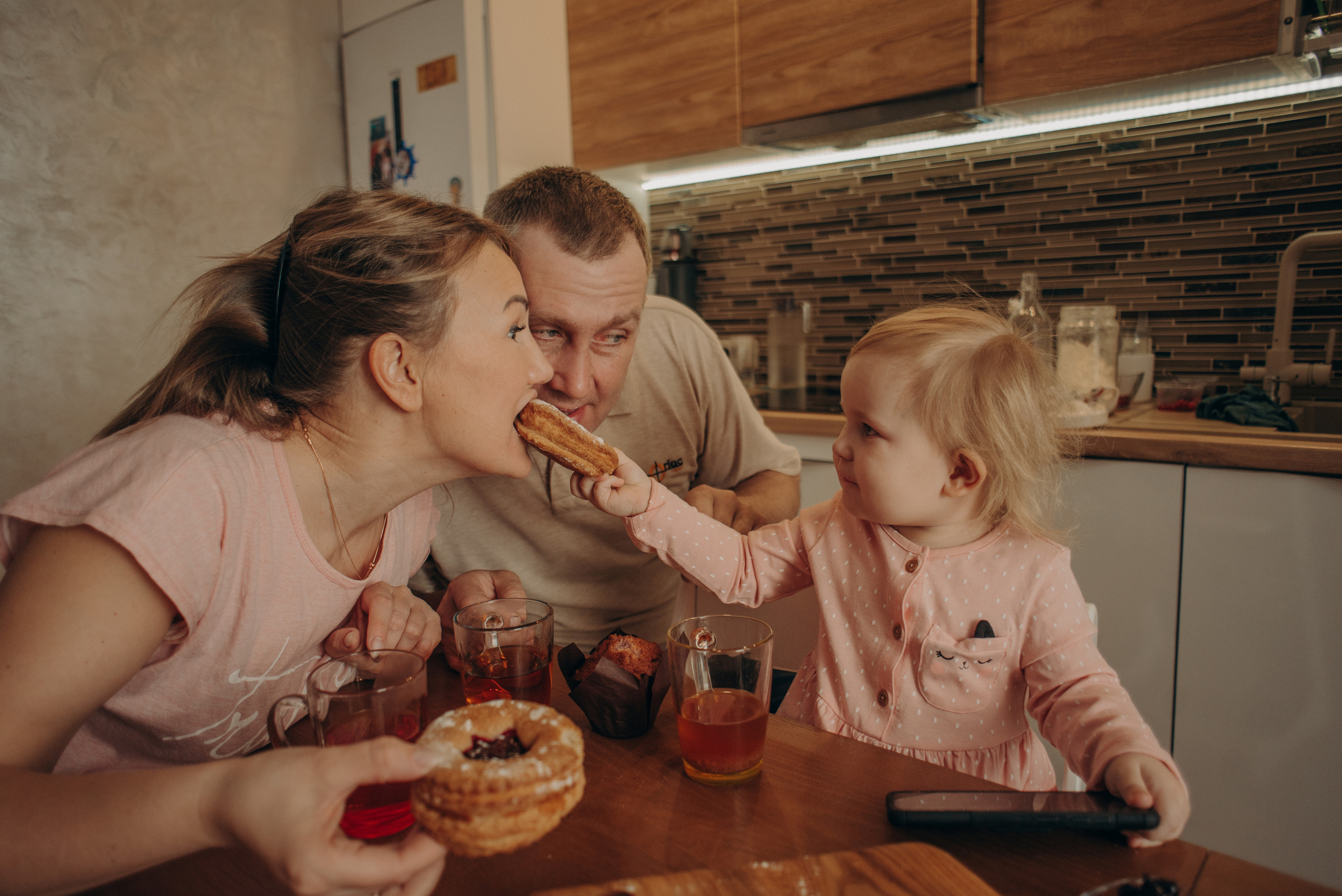 Мы пекли булочки. Семейный фотограф в Петрозаводске Ксения Крупская