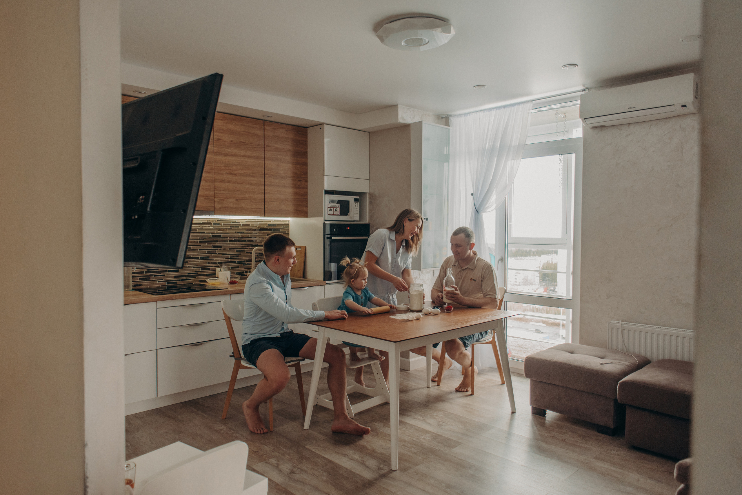 Мы пекли булочки. Семейный фотограф в Петрозаводске Ксения Крупская