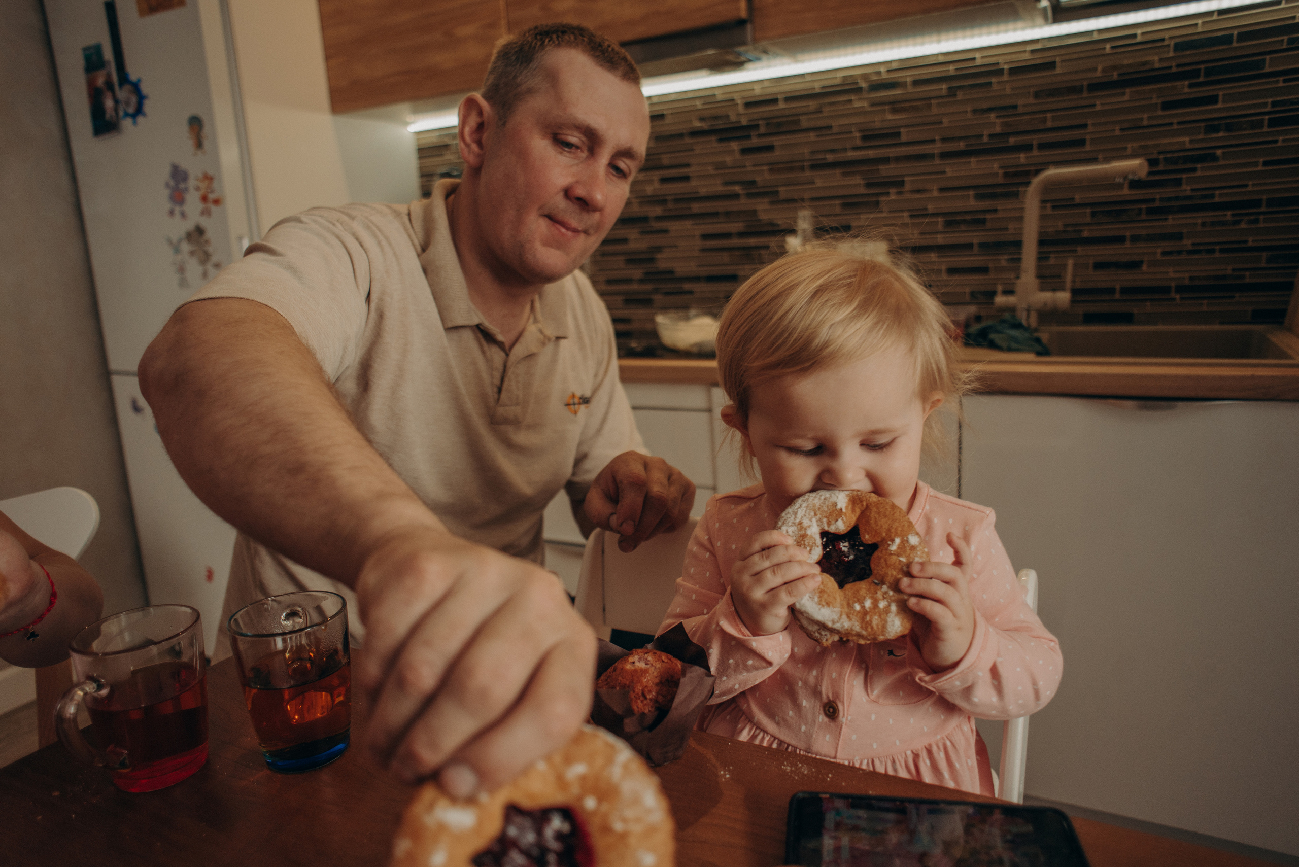 Мы пекли булочки. Семейный фотограф в Петрозаводске Ксения Крупская