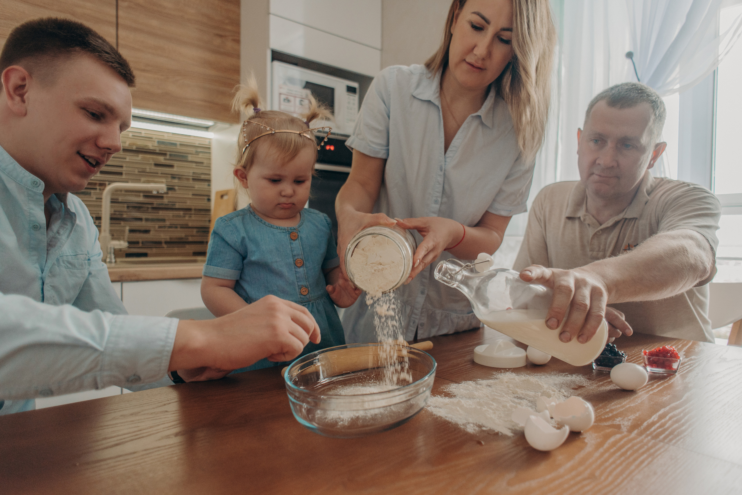 Мы пекли булочки. Семейный фотограф в Петрозаводске Ксения Крупская