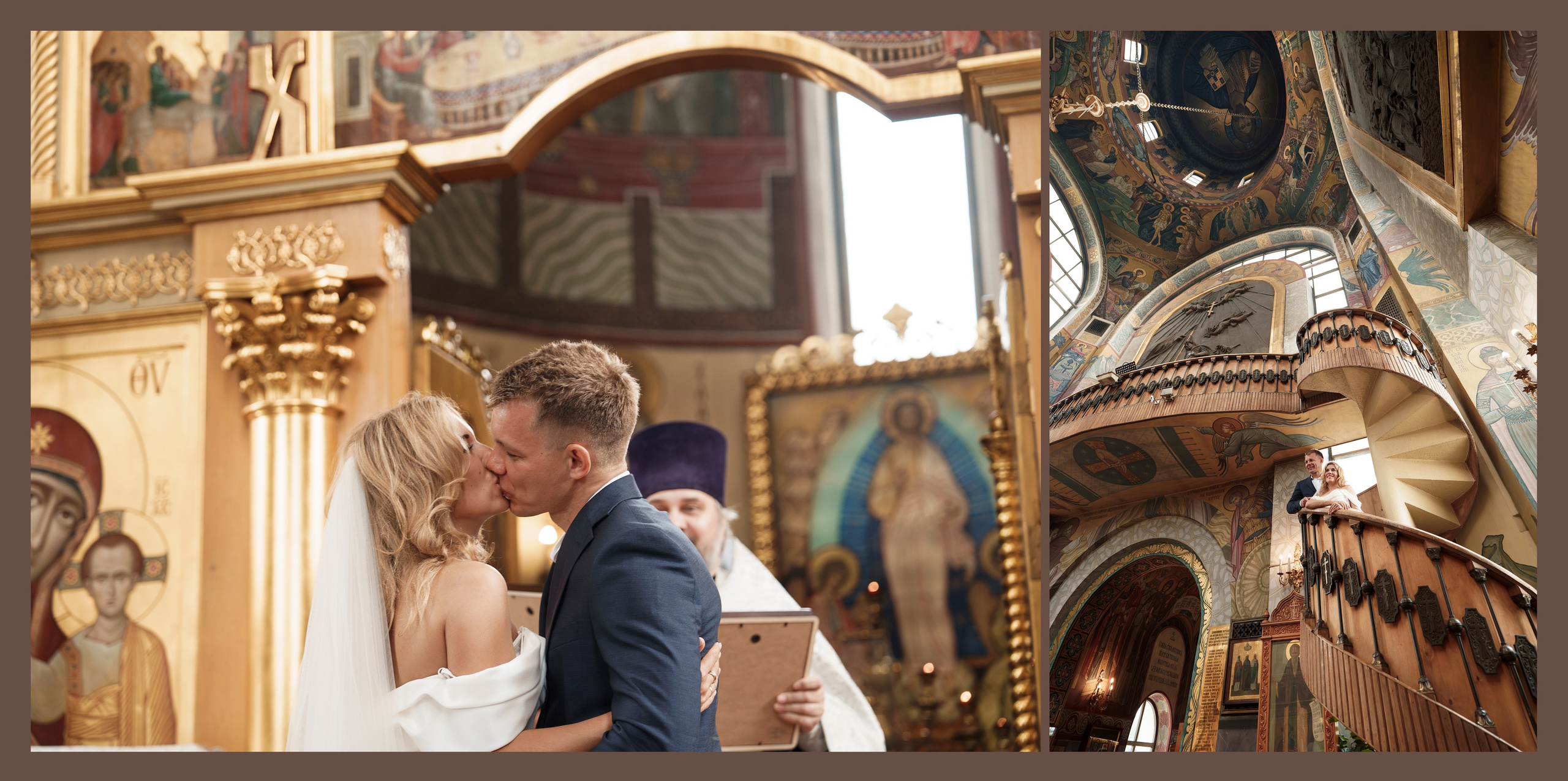 Храм Святого Великомученика Георгия Победоносца на Поклонной Горе, венчание 