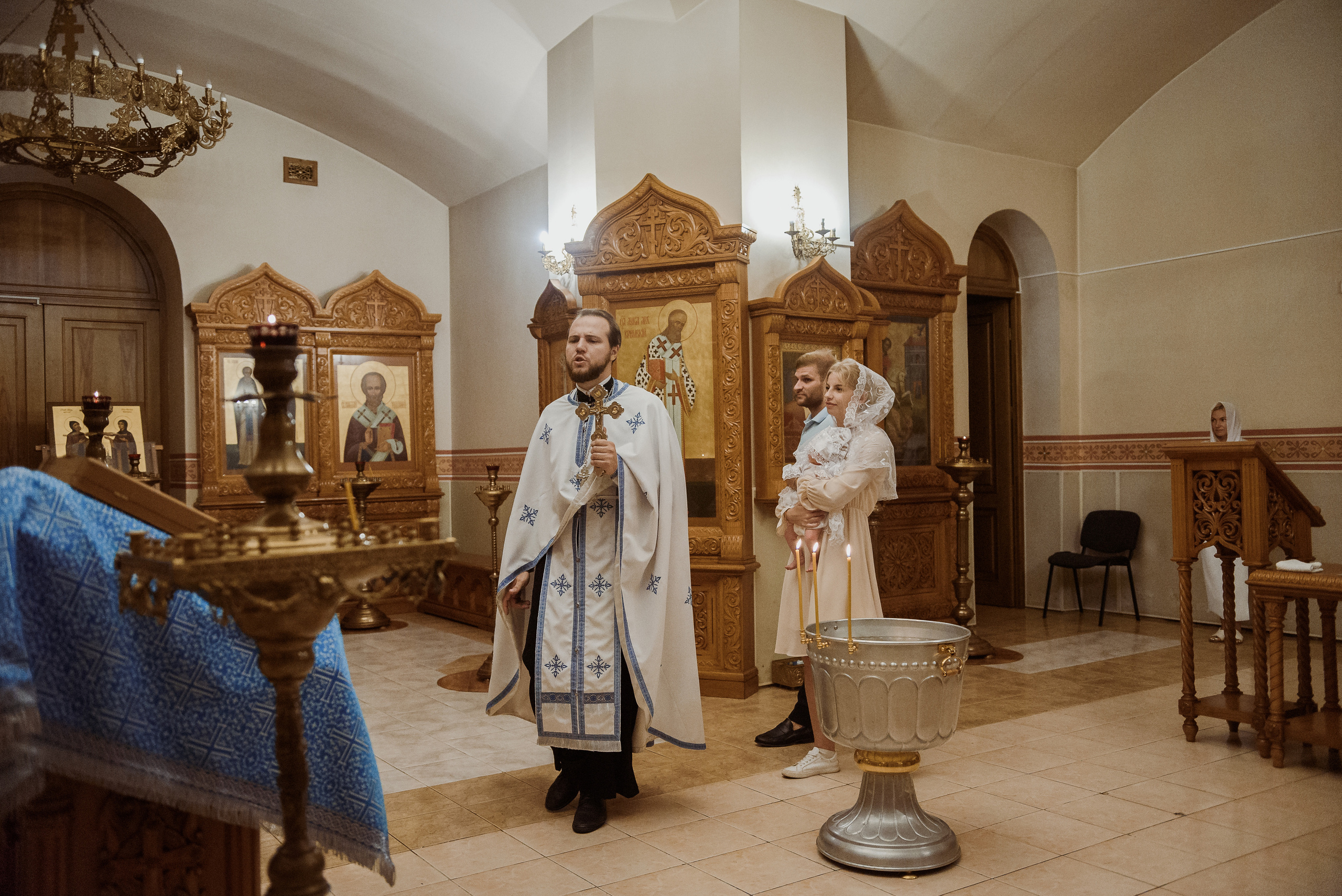 Крещение в Соборе Георгия Победоносца. Семейный фотограф в г.Москве Катя Норм