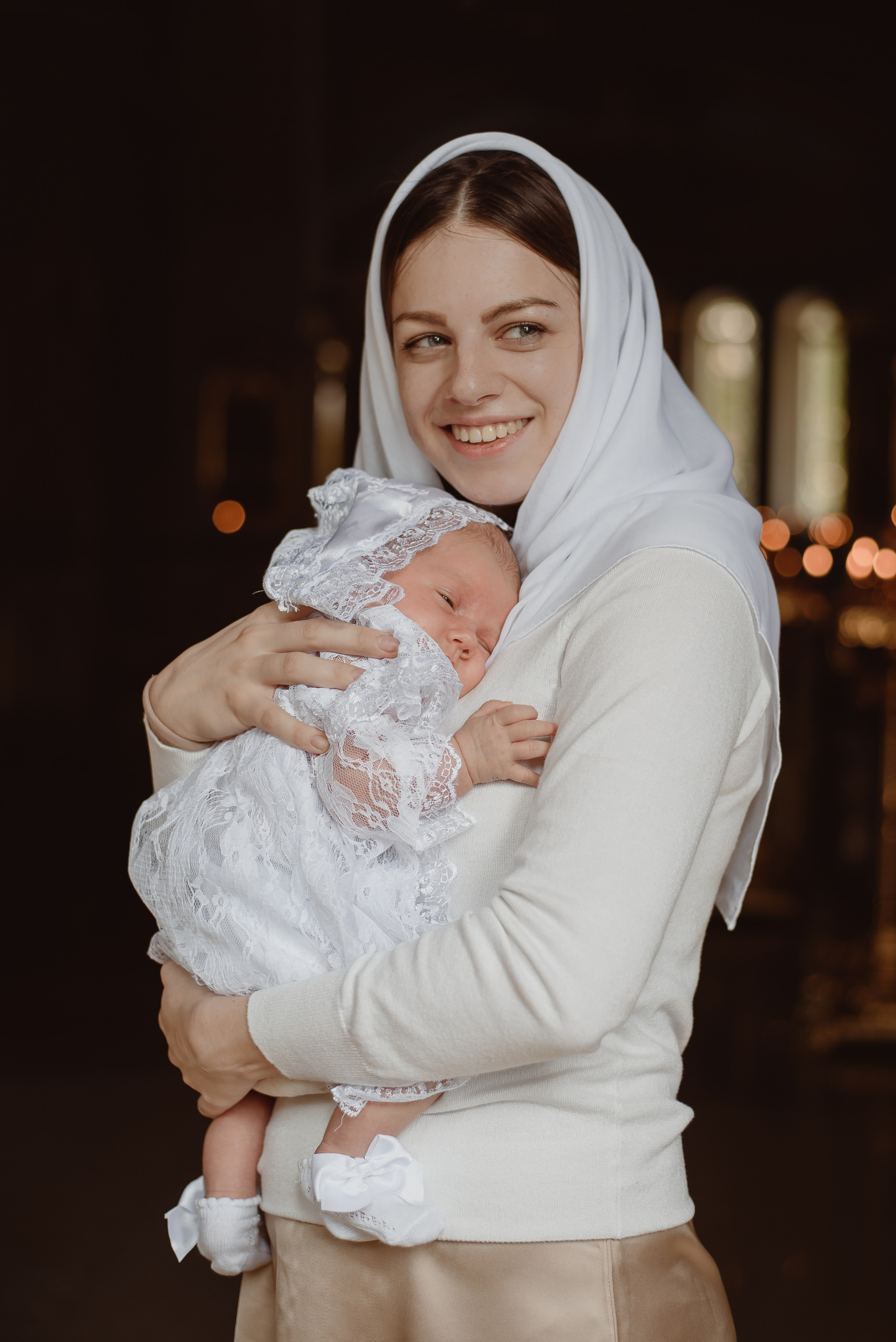 Крещение в Соборе Георгия Победоносца. Семейный фотограф в г.Москве Катя Норм
