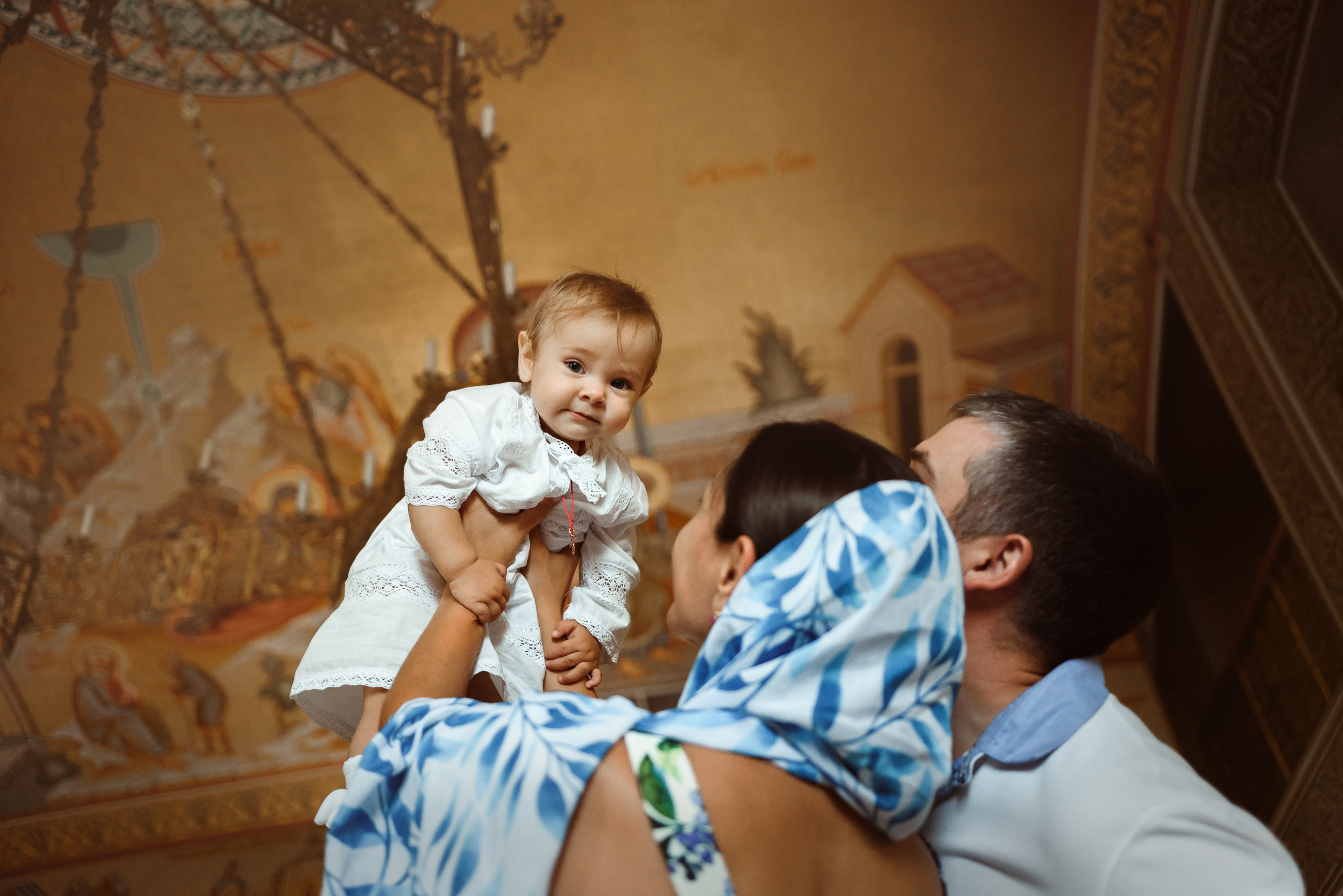 Крещение в Церкви Александра Невского. Семейный фотограф в г.Москве Катя Норм