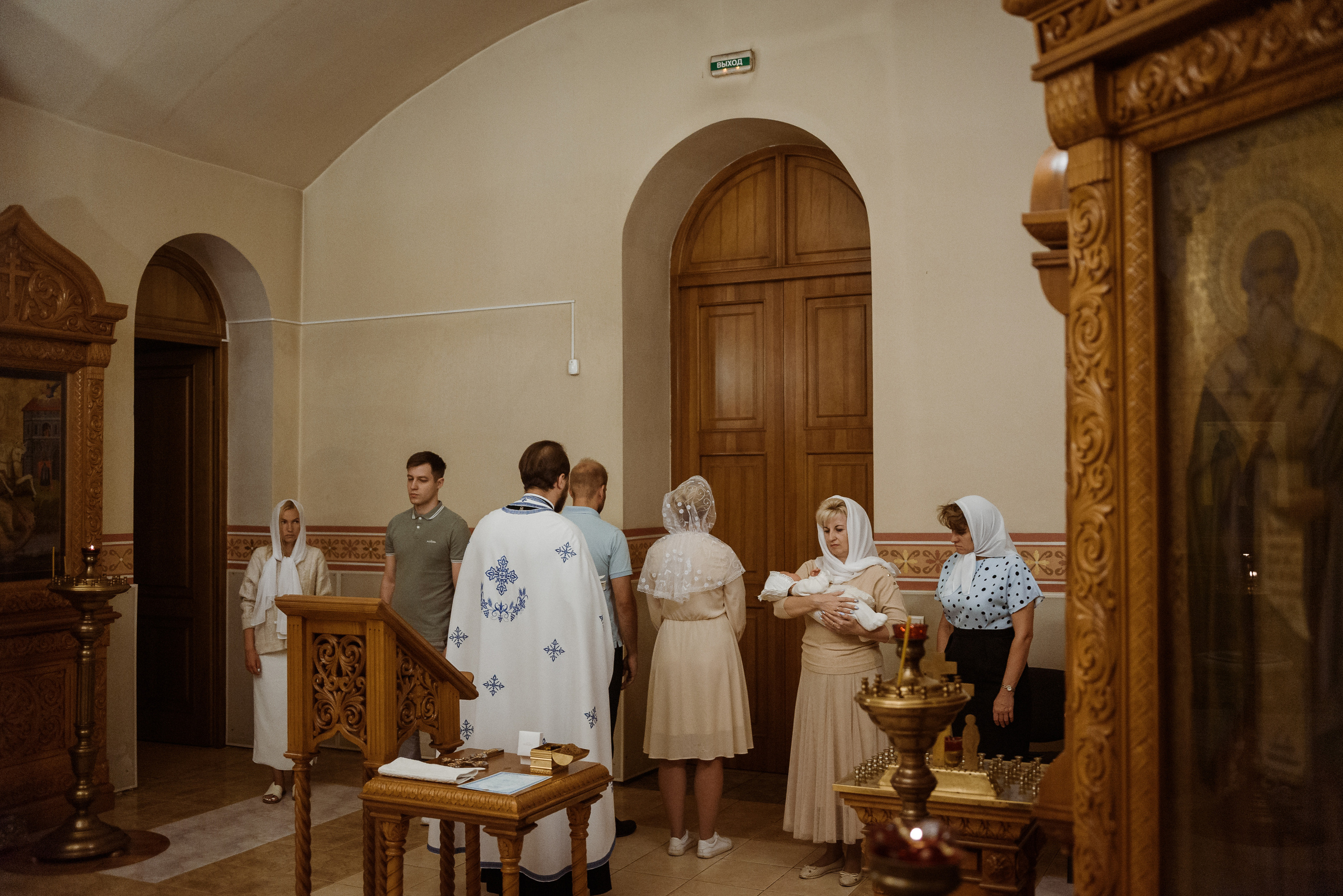 Крещение в Соборе Георгия Победоносца. Семейный фотограф в г.Москве Катя Норм