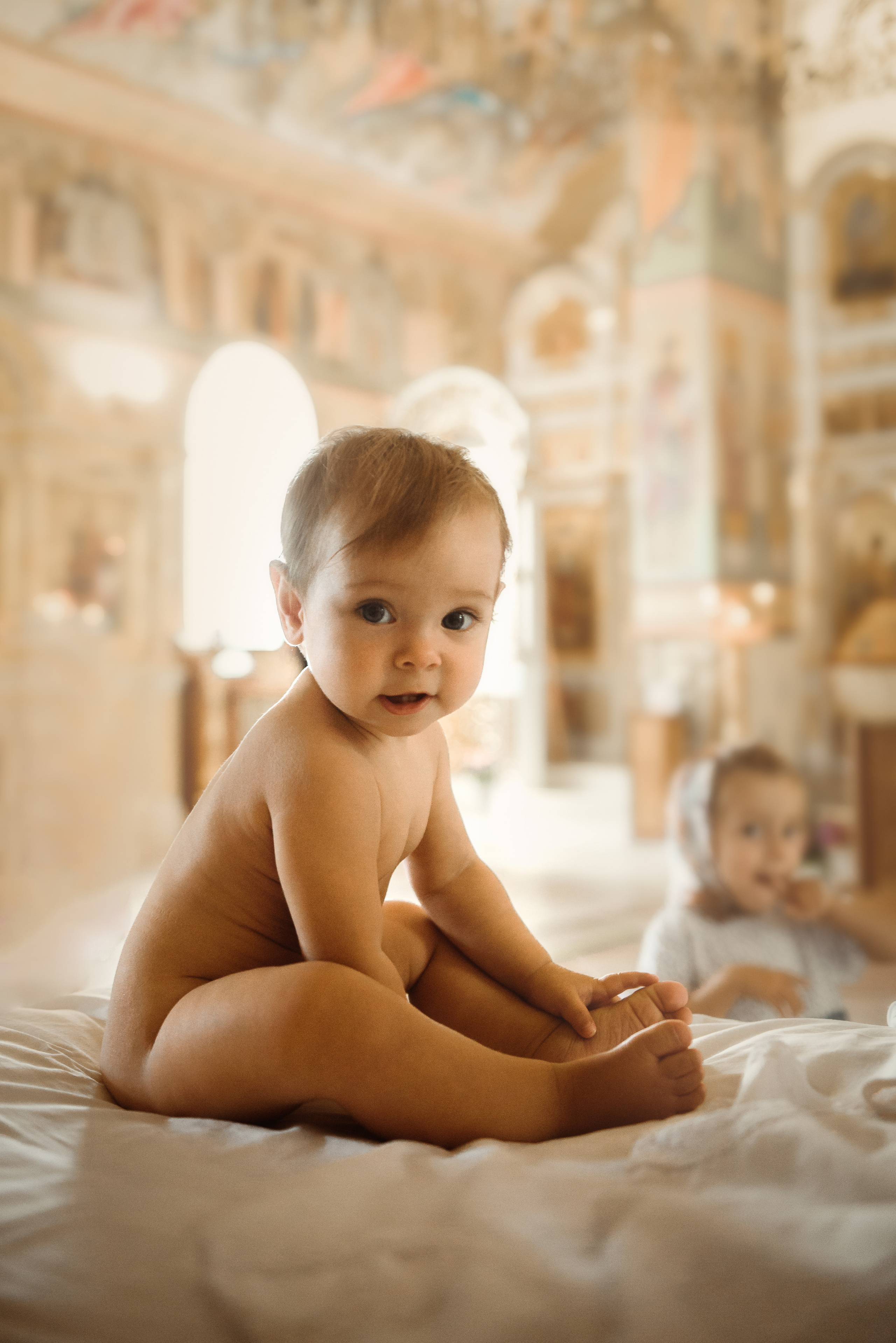 Крещение в Церкви Александра Невского. Семейный фотограф в г.Москве Катя Норм