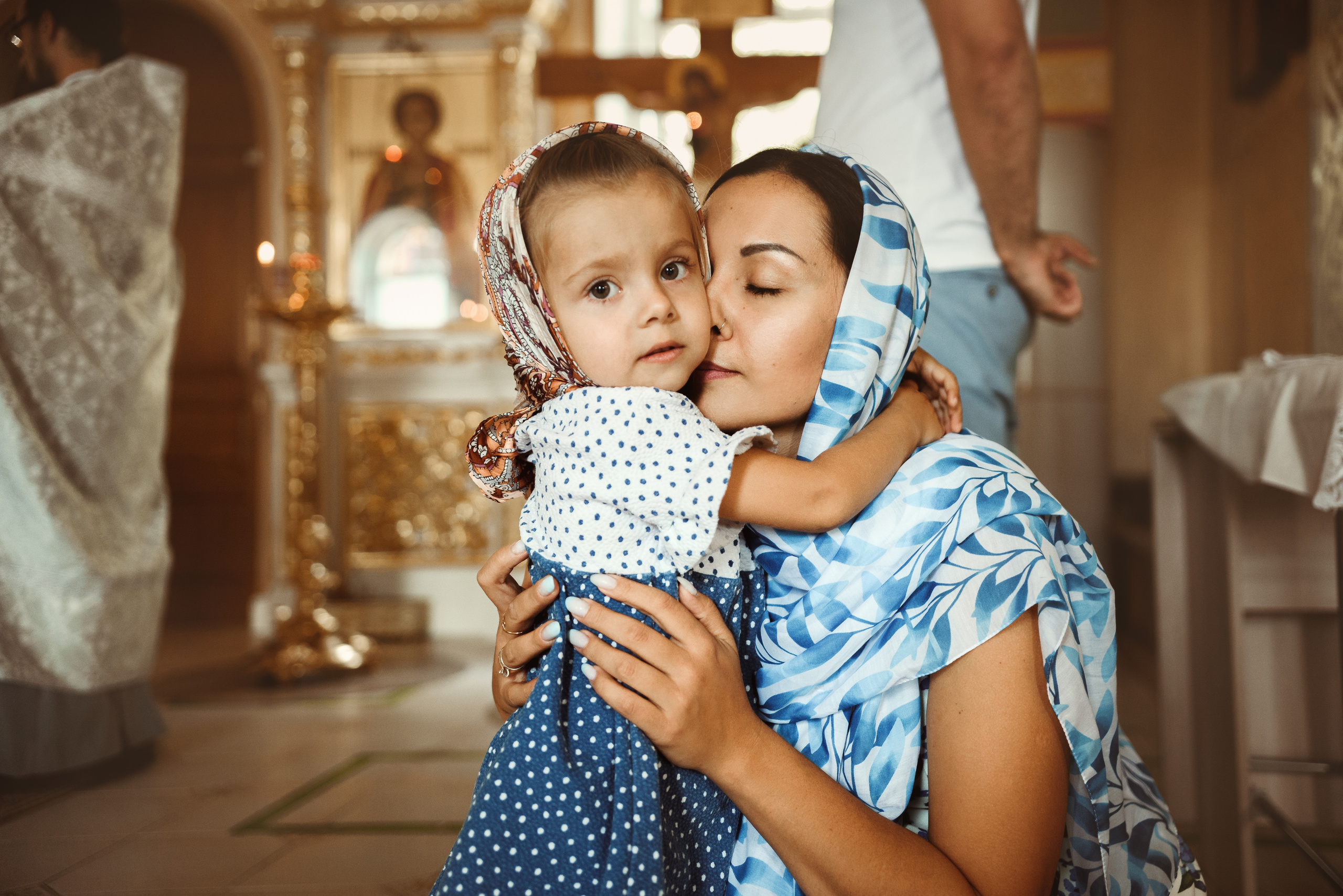 Крещение в Церкви Александра Невского. Семейный фотограф в г.Москве Катя Норм