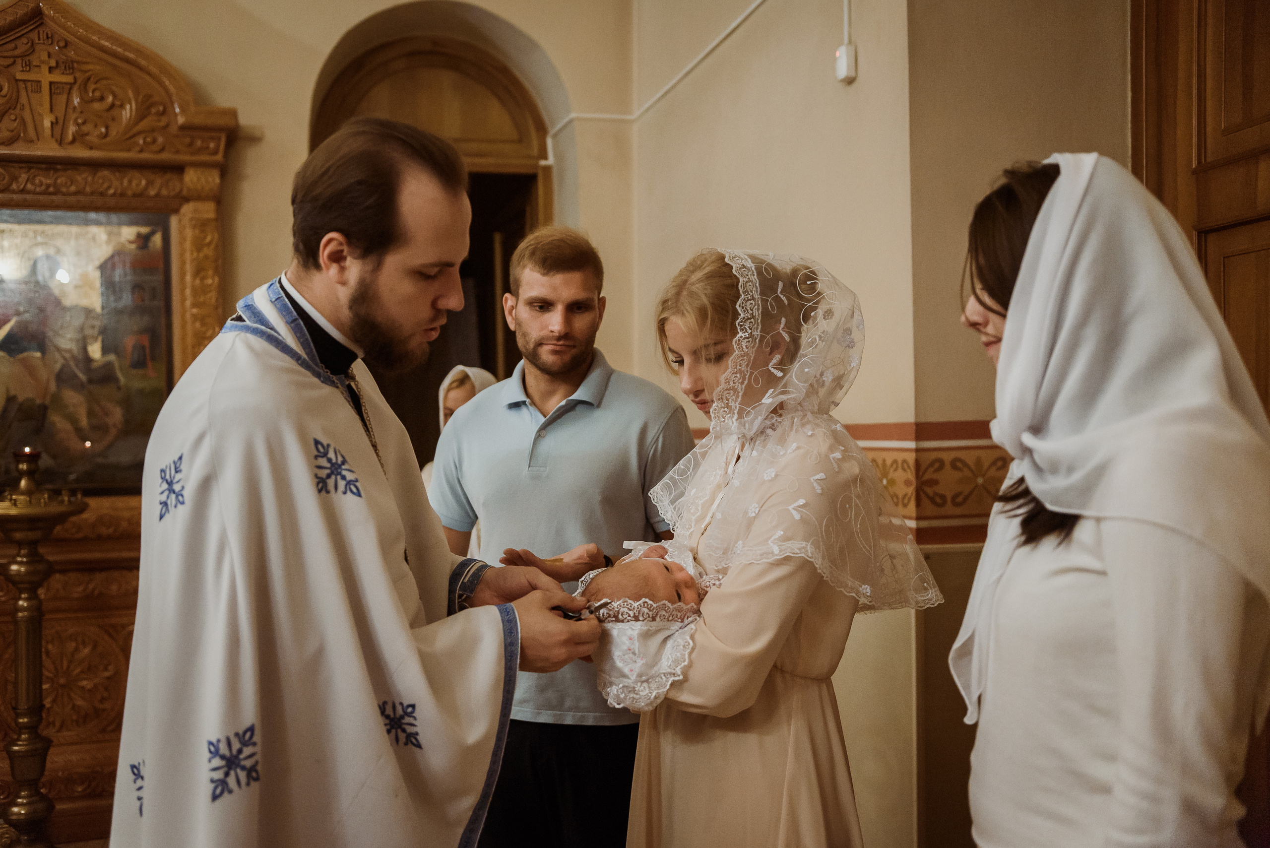 Крещение в Соборе Георгия Победоносца. Семейный фотограф в г.Москве Катя Норм