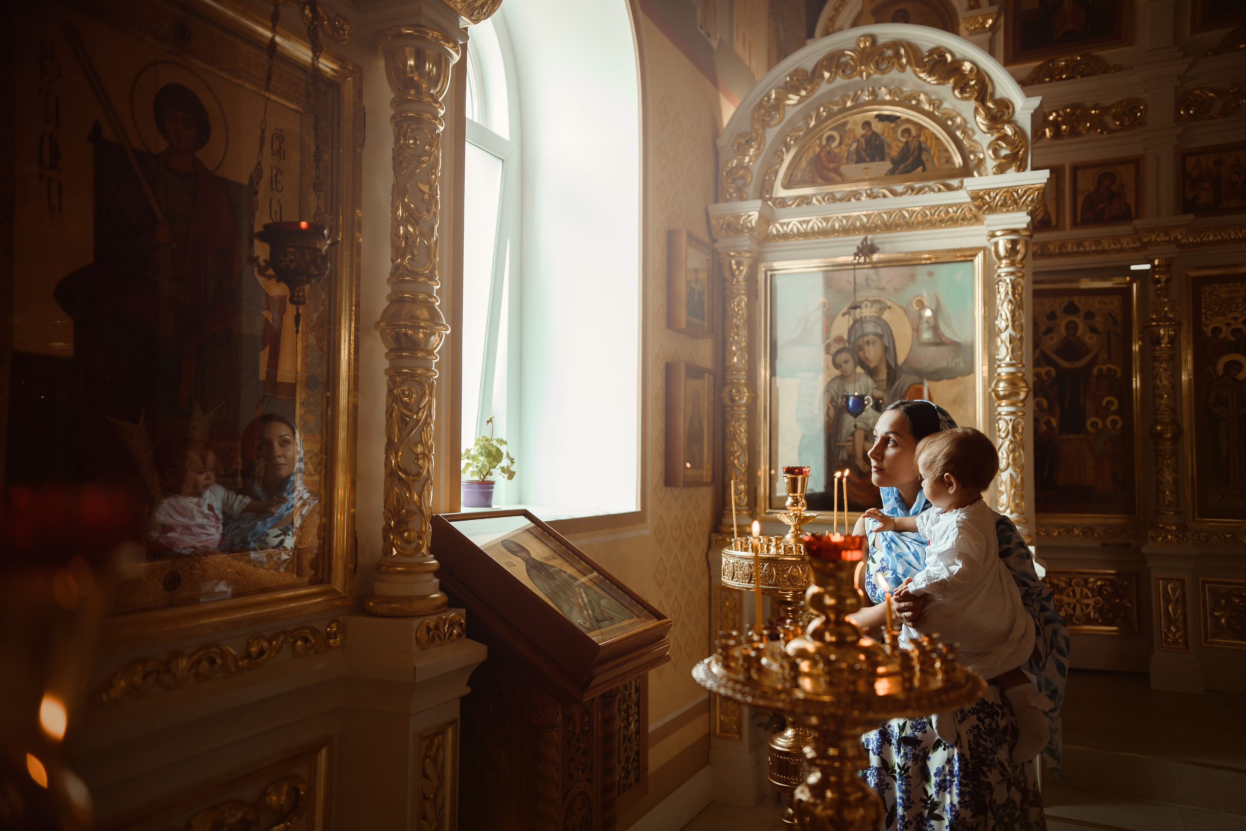 Крещение в Церкви Александра Невского. Семейный фотограф в г.Москве Катя Норм