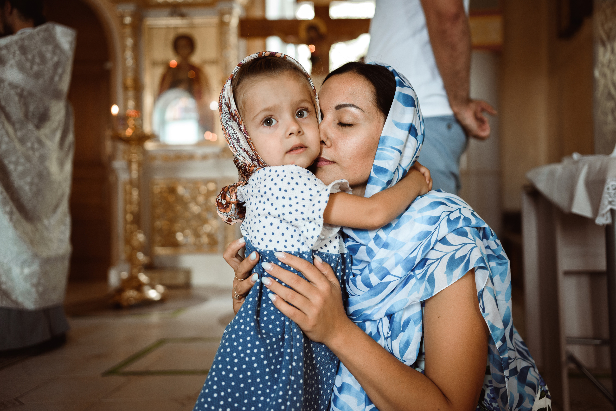 Крещение в Церкви Александра Невского. Семейный фотограф в г.Москве Катя Норм