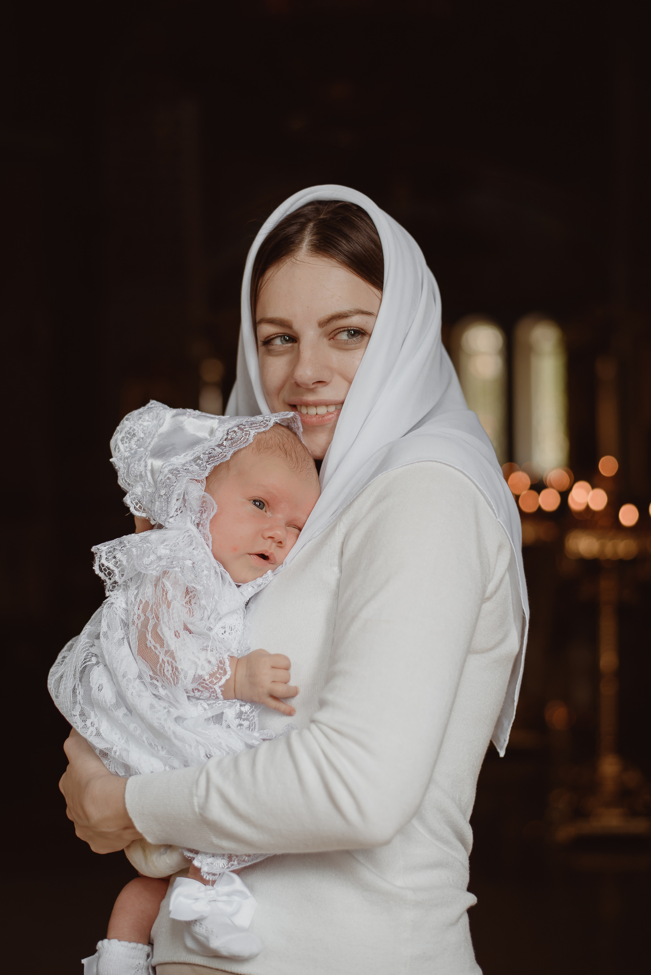 Крещение в Соборе Георгия Победоносца. Семейный фотограф в г.Москве Катя Норм
