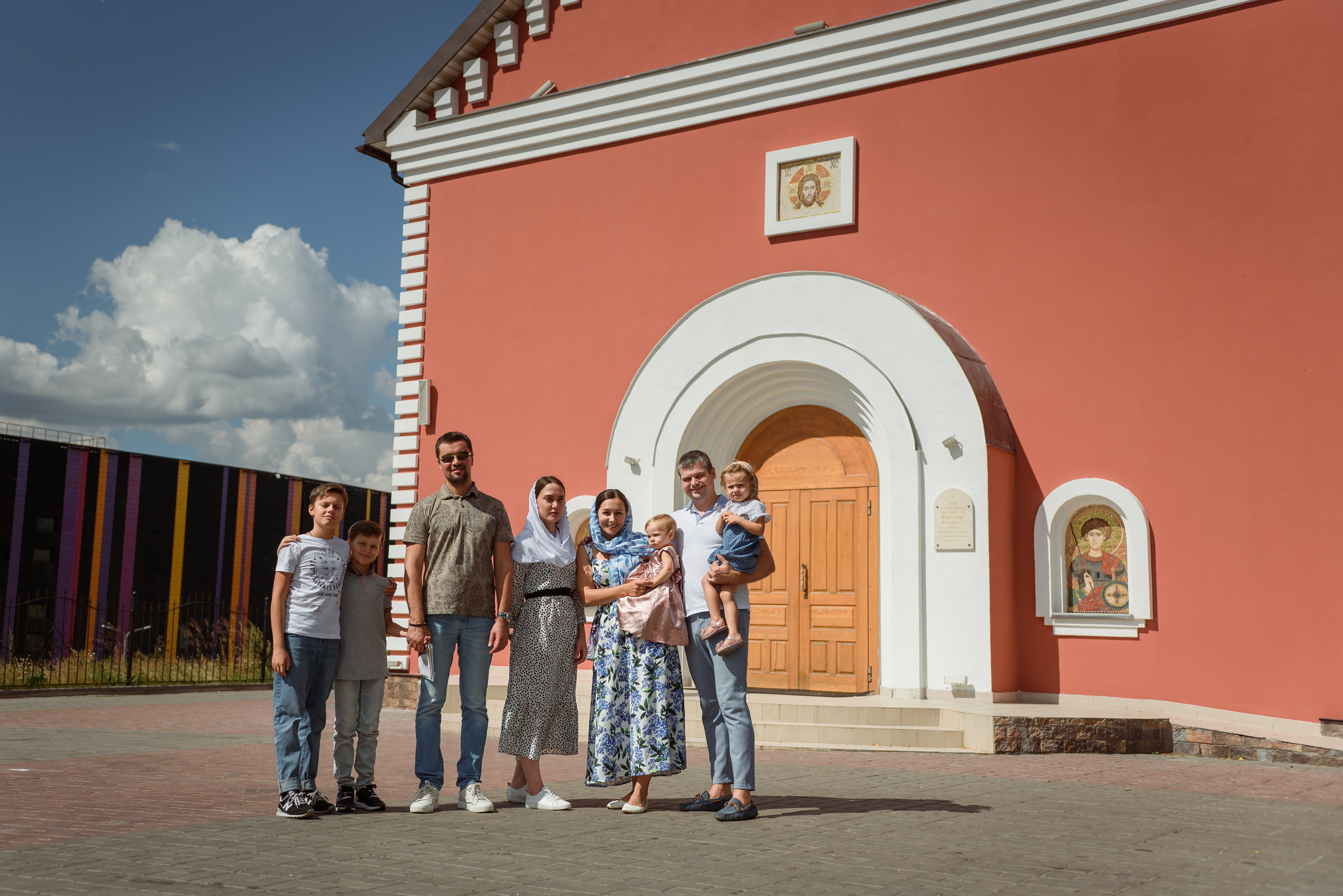 Крещение в Церкви Александра Невского. Семейный фотограф в г.Москве Катя Норм