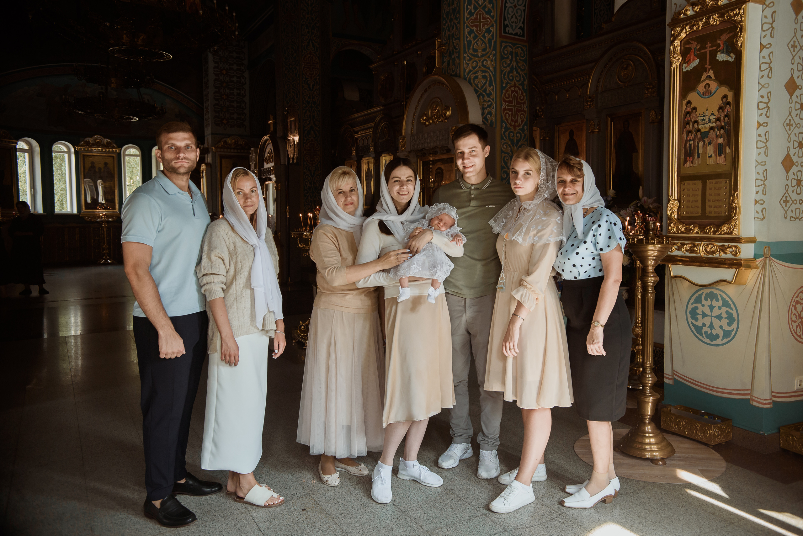 Крещение в Соборе Георгия Победоносца. Семейный фотограф в г.Москве Катя Норм