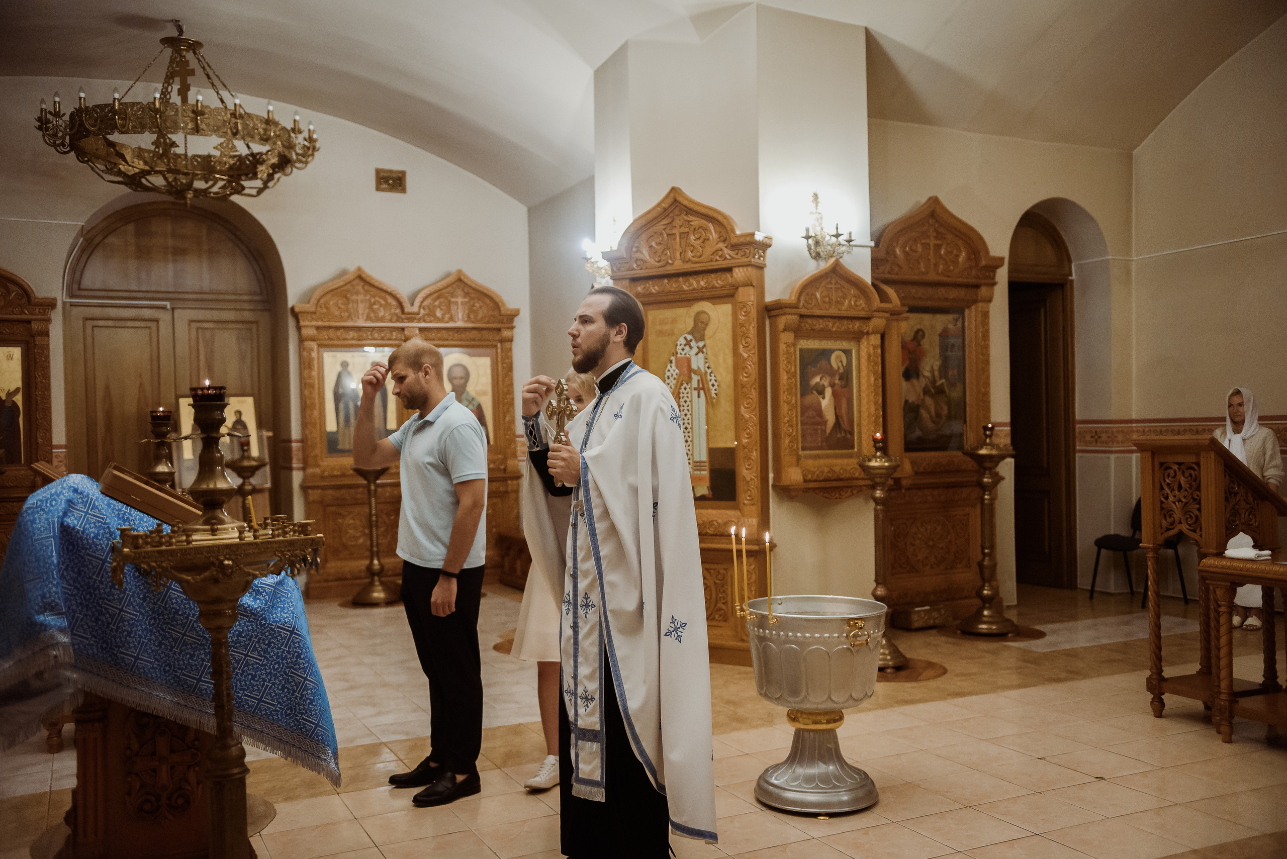 Крещение в Соборе Георгия Победоносца. Семейный фотограф в г.Москве Катя Норм