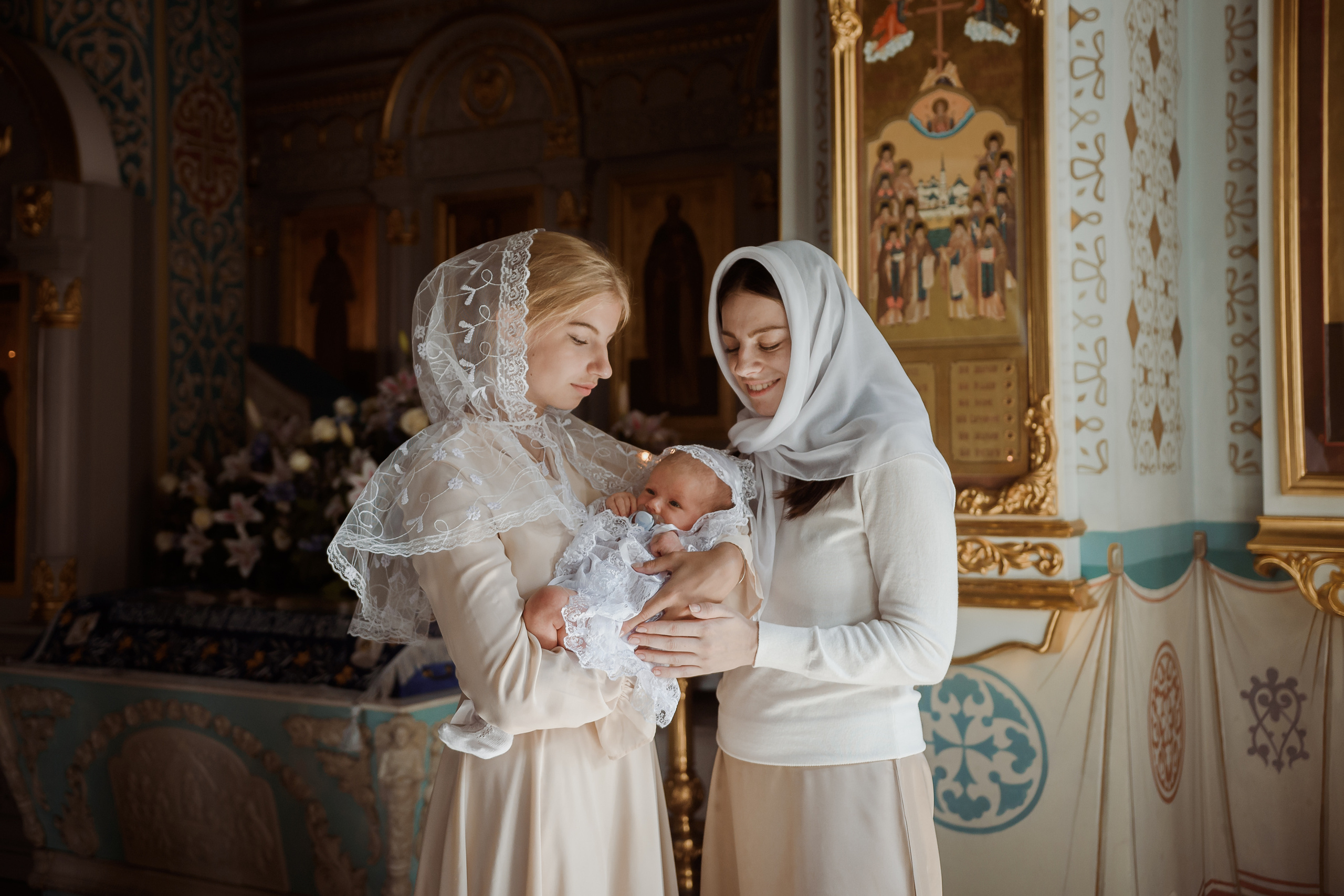 Крещение в Соборе Георгия Победоносца. Семейный фотограф в г.Москве Катя Норм