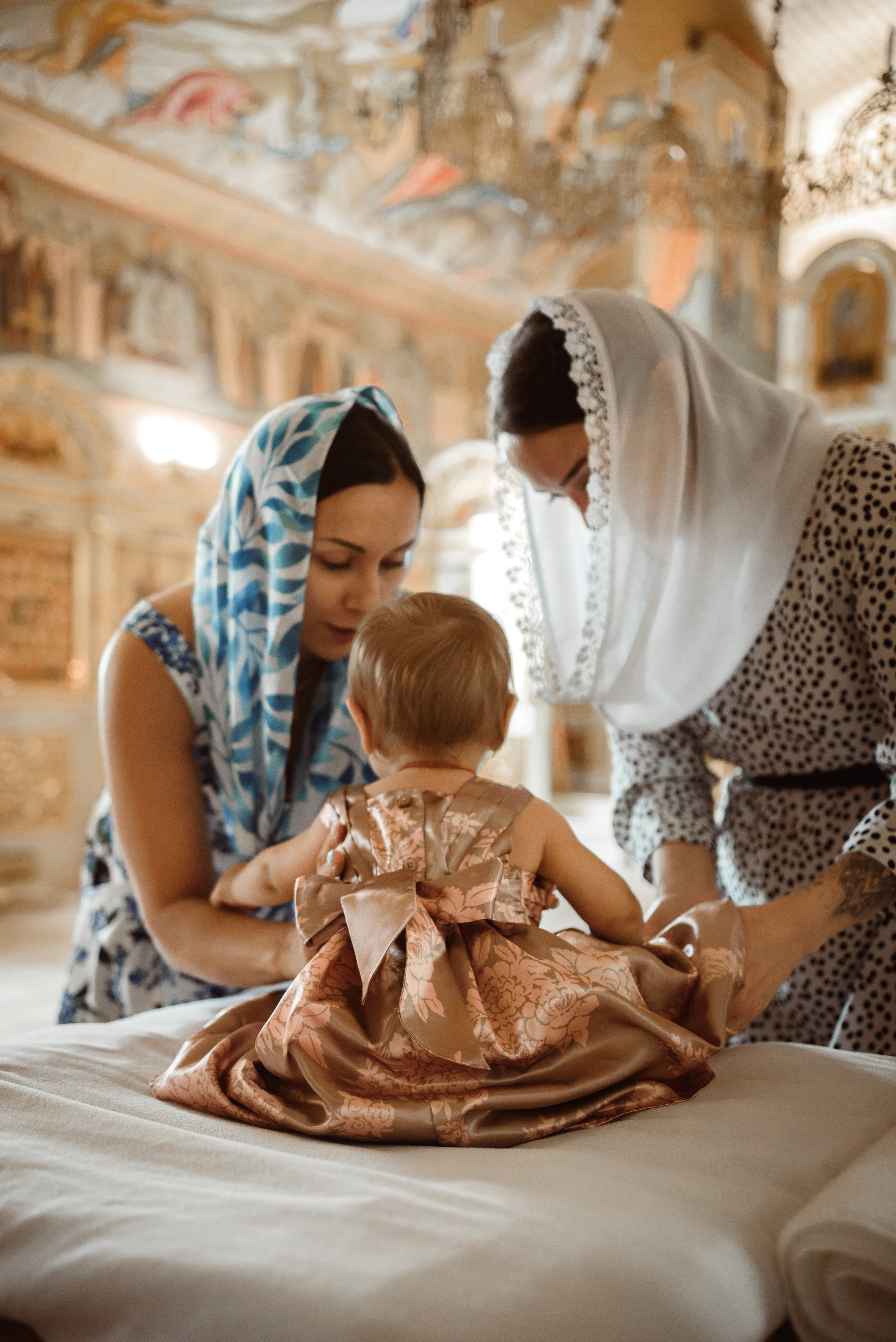 Крещение в Церкви Александра Невского. Семейный фотограф в г.Москве Катя Норм