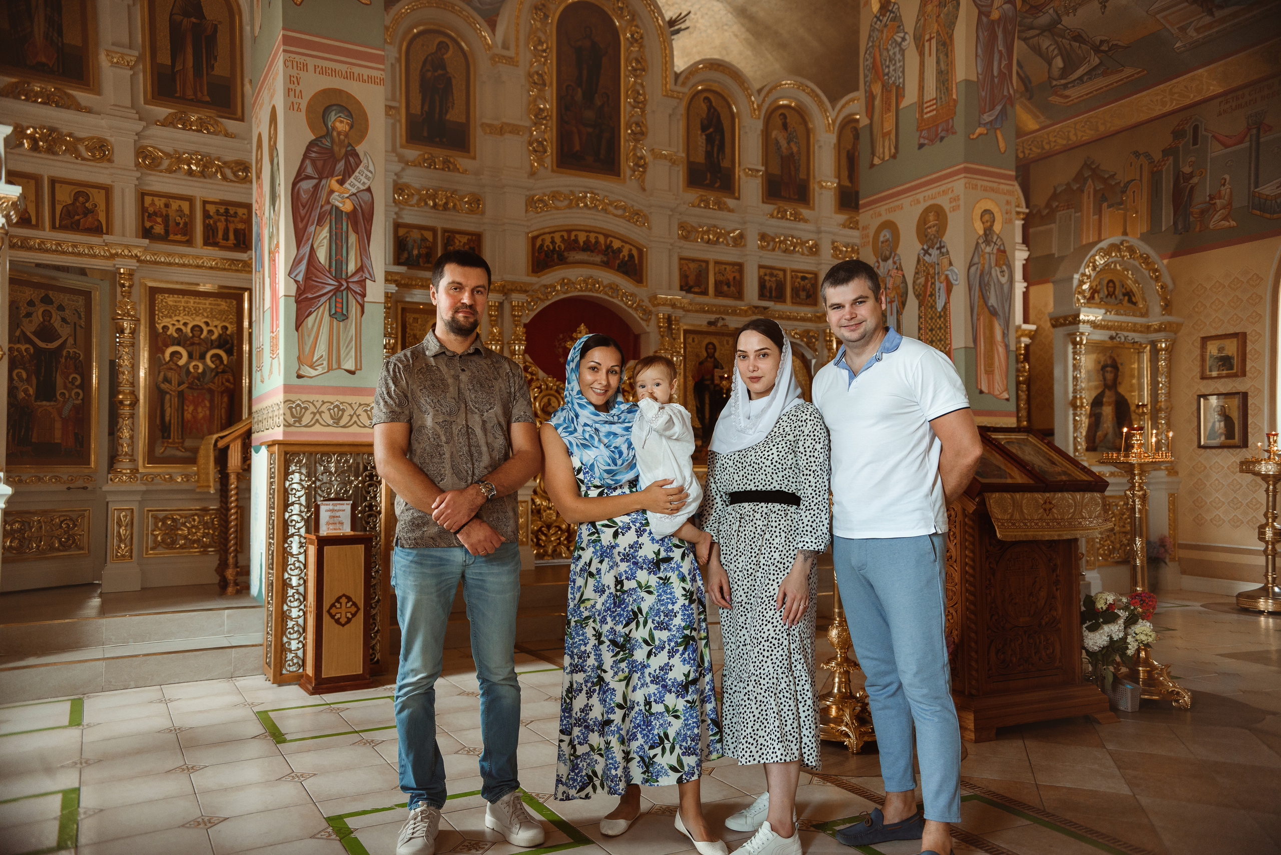 Крещение в Церкви Александра Невского. Семейный фотограф в г.Москве Катя Норм