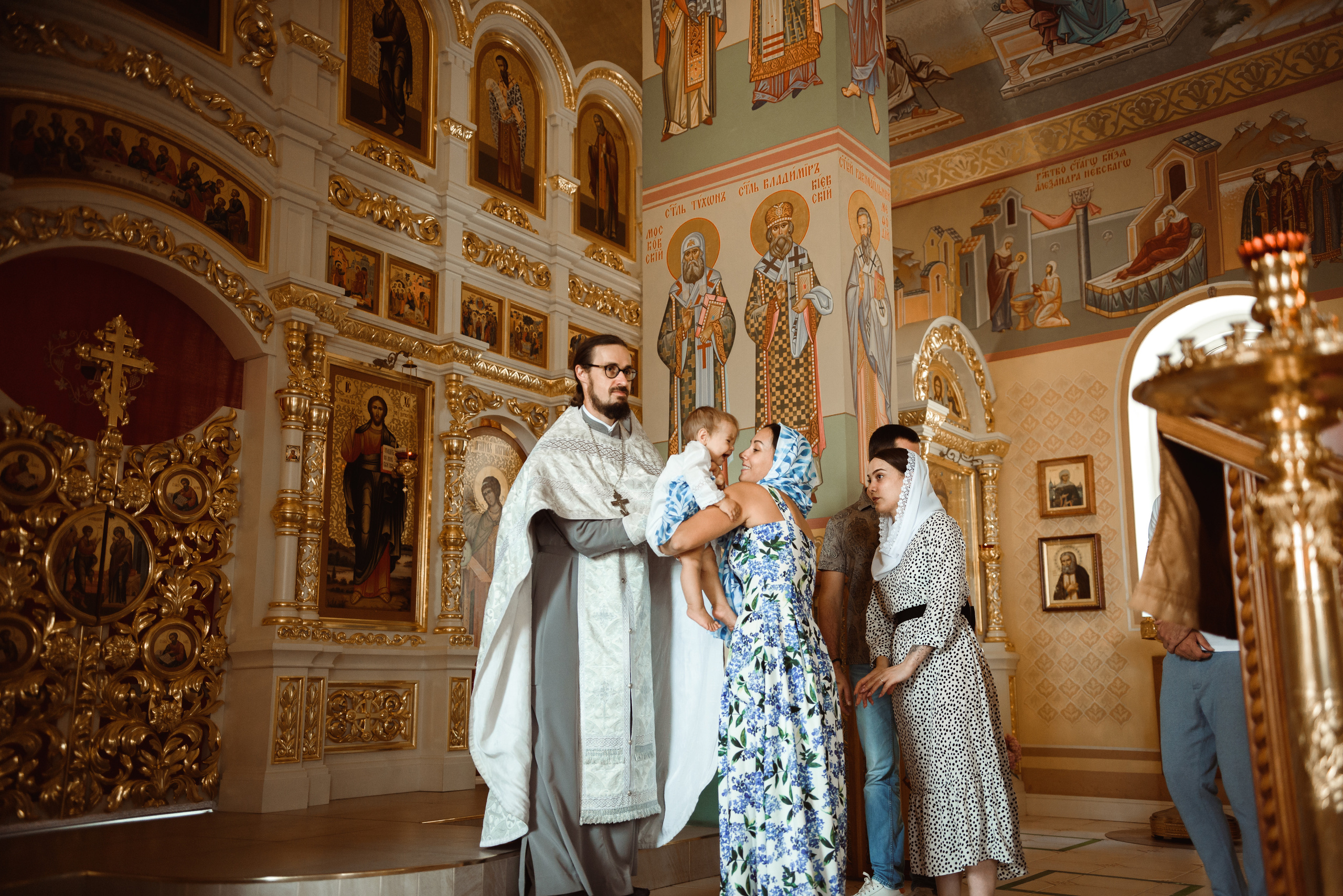 Крещение в Церкви Александра Невского. Семейный фотограф в г.Москве Катя Норм