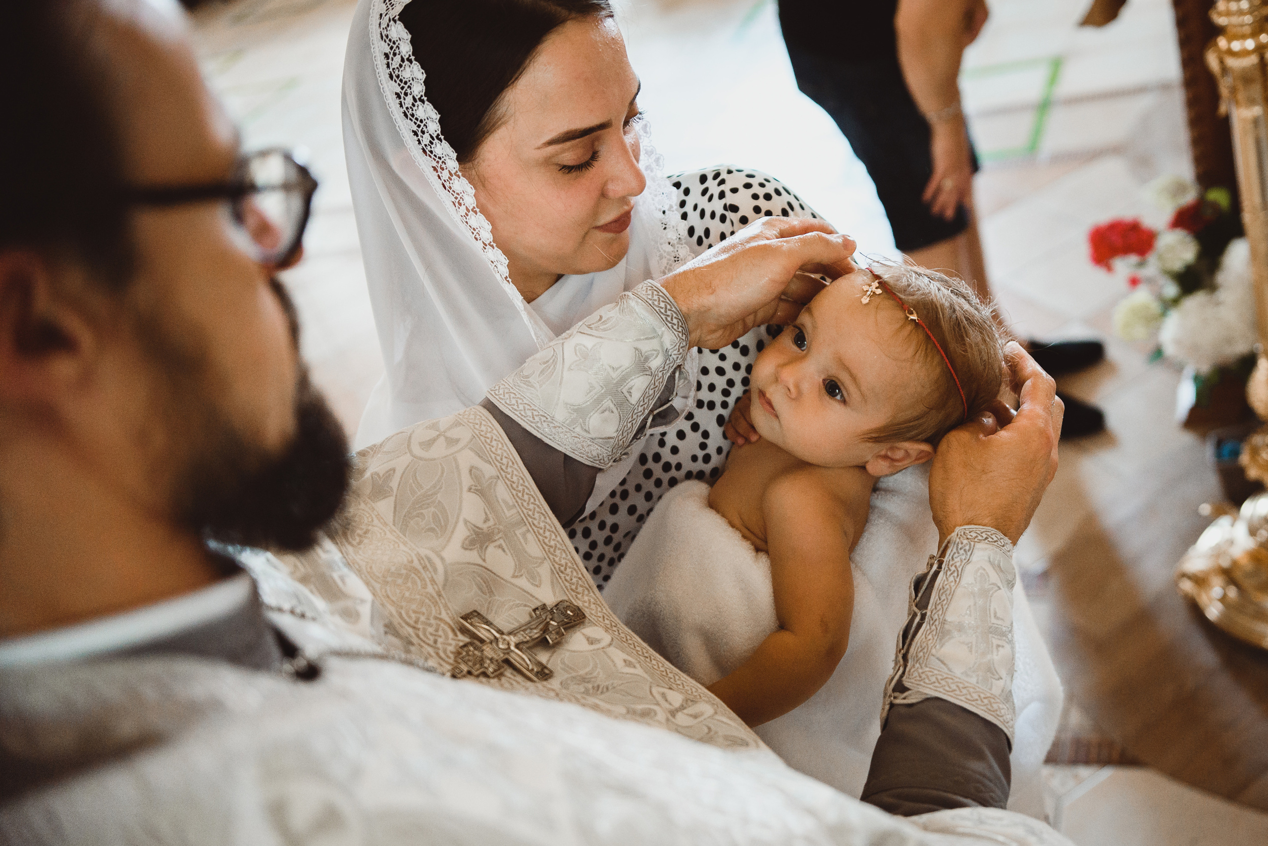 Крещение в Церкви Александра Невского. Семейный фотограф в г.Москве Катя Норм