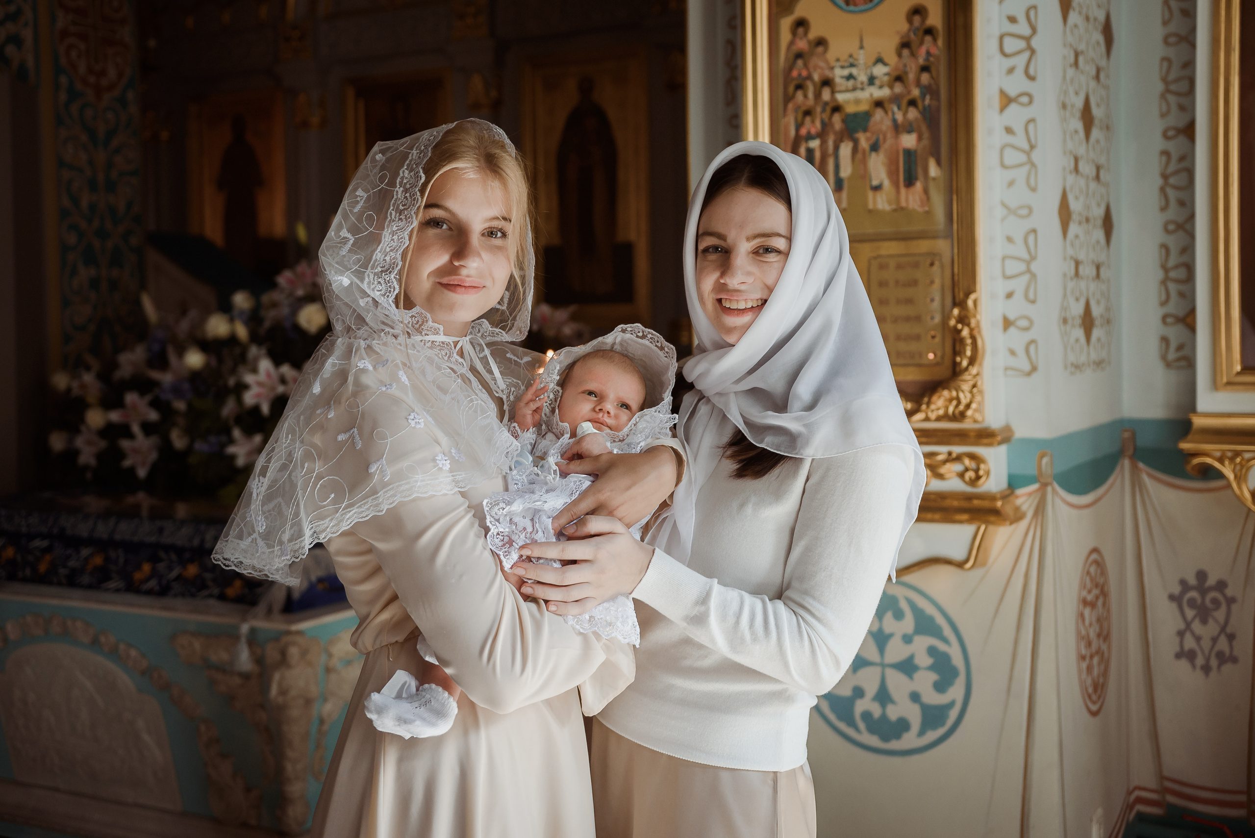 Крещение в Соборе Георгия Победоносца. Семейный фотограф в г.Москве Катя Норм