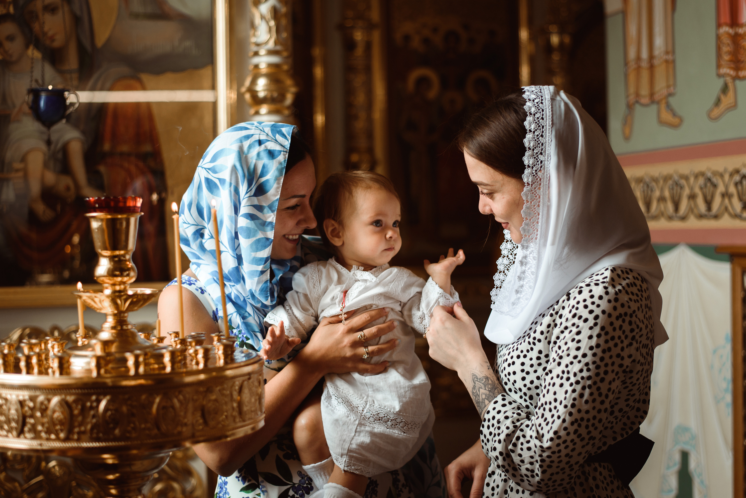 Крещение в Церкви Александра Невского. Семейный фотограф в г.Москве Катя Норм