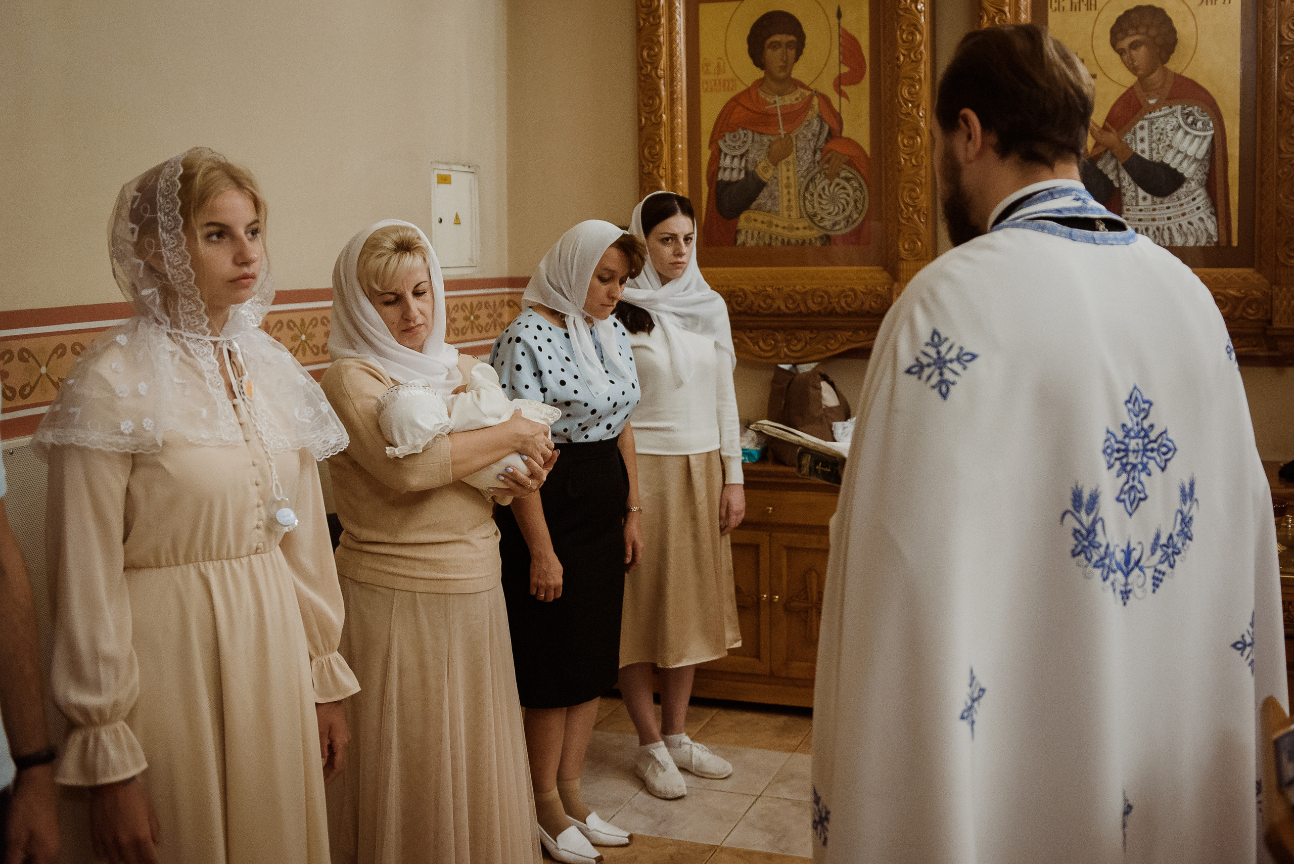 Крещение в Соборе Георгия Победоносца. Семейный фотограф в г.Москве Катя Норм