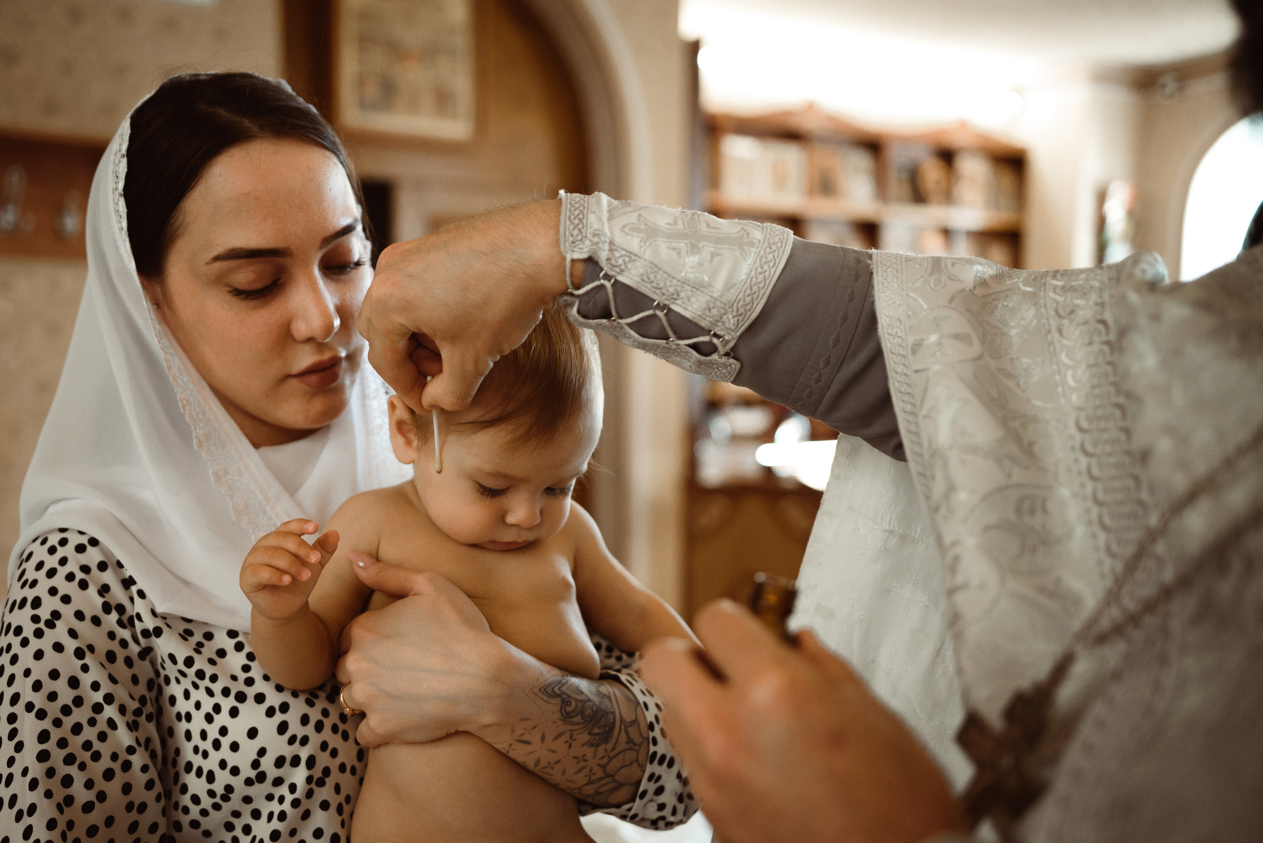 Крещение в Церкви Александра Невского. Семейный фотограф в г.Москве Катя Норм