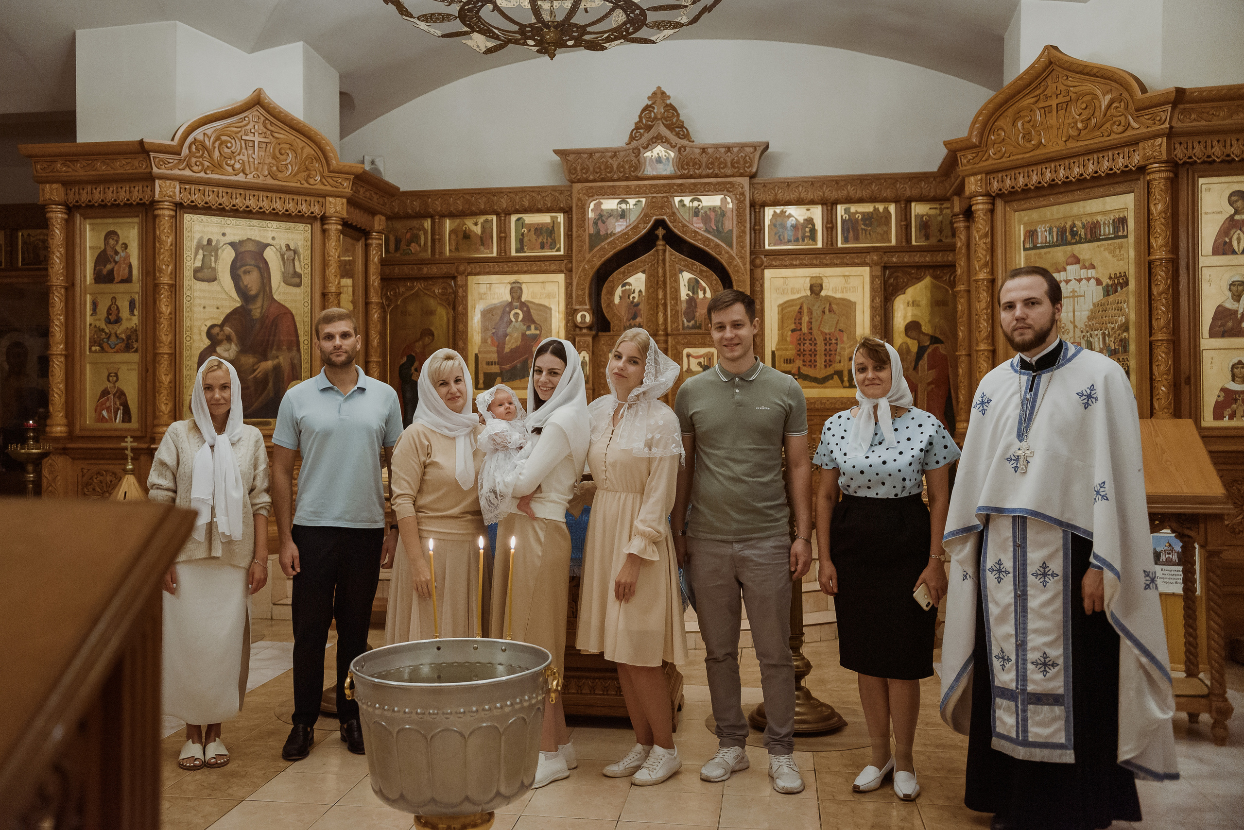 Крещение в Соборе Георгия Победоносца. Семейный фотограф в г.Москве Катя Норм