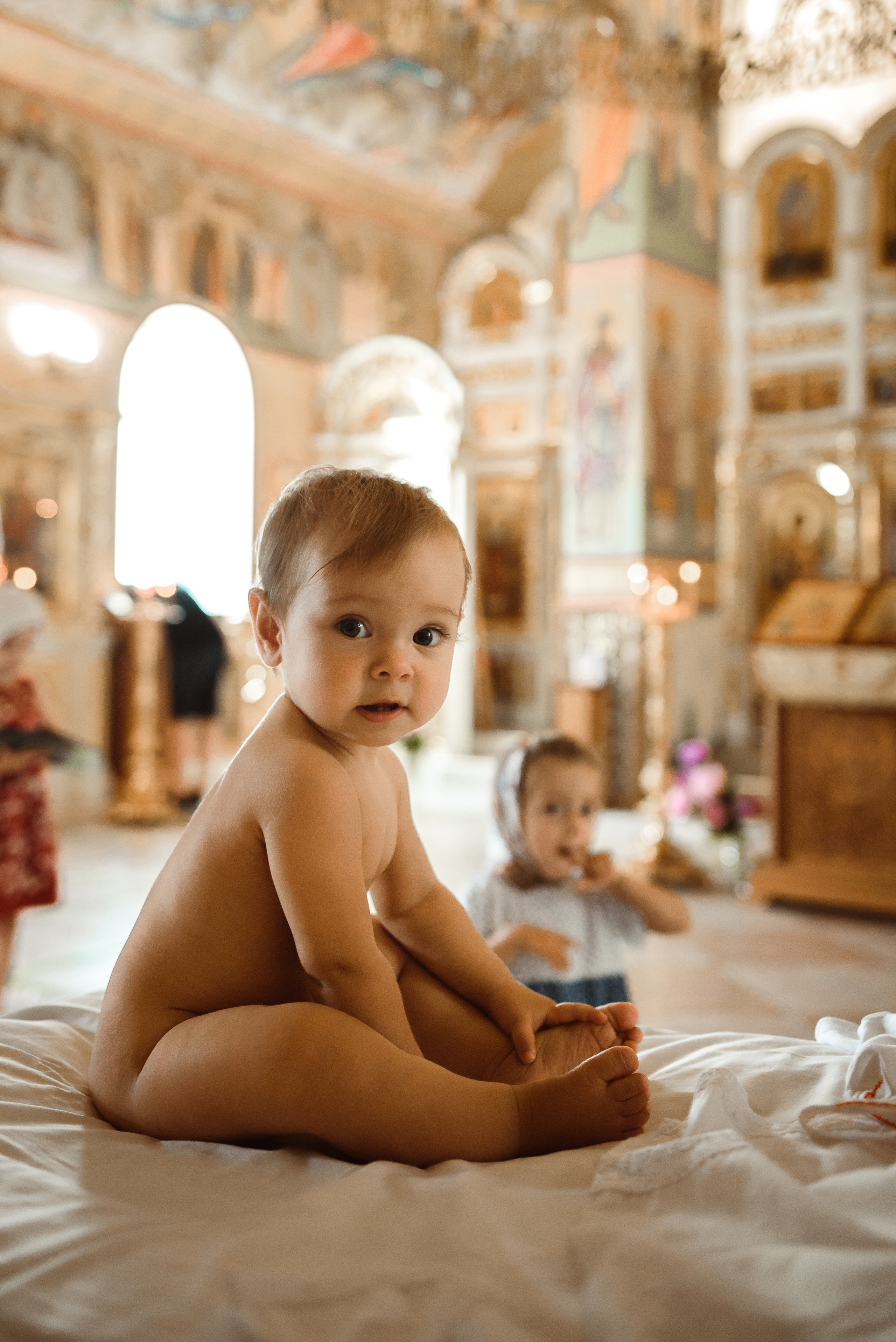 Крещение в Церкви Александра Невского. Семейный фотограф в г.Москве Катя Норм